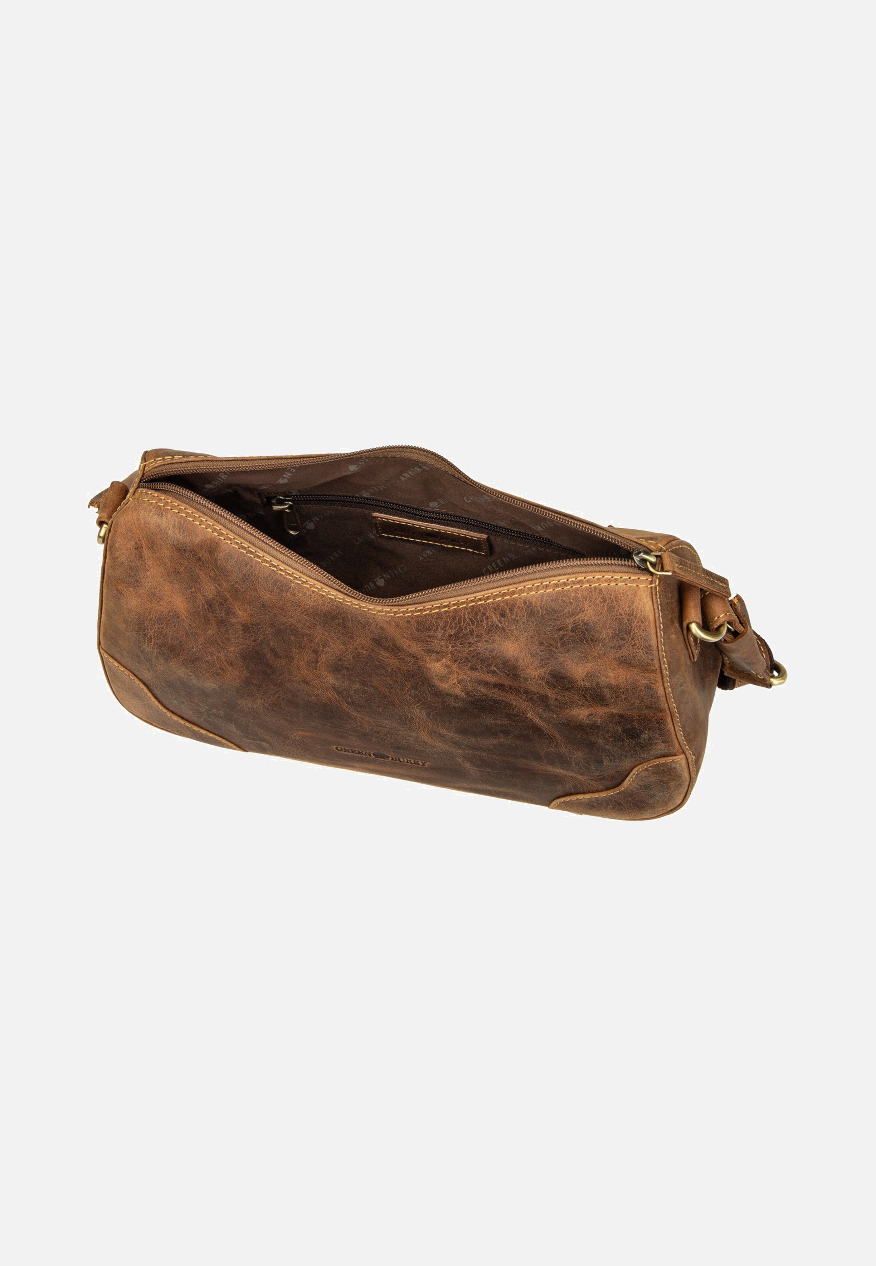 Greenburry Vintage Umhängetasche 1442 Sattelbraun Schultertasche