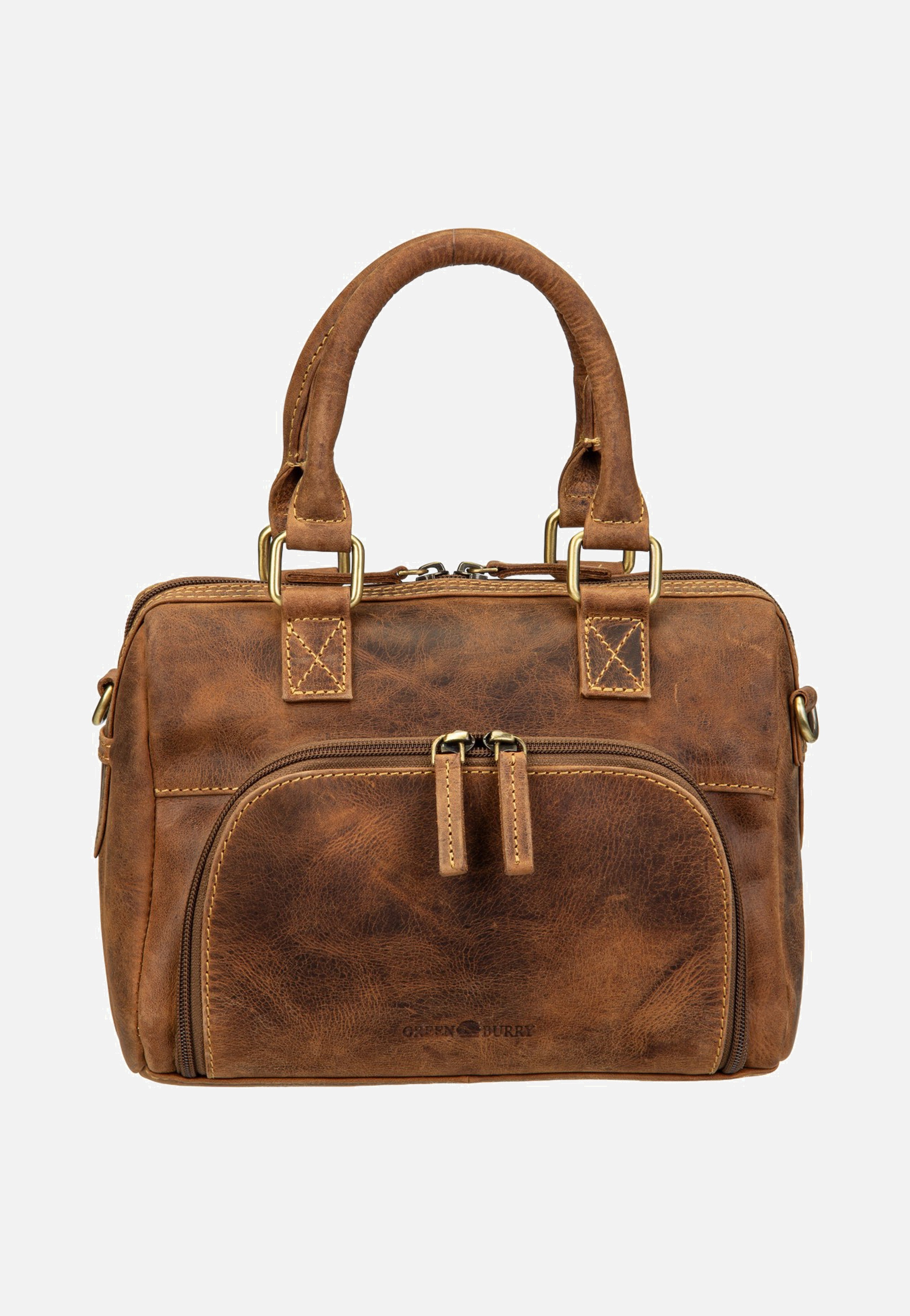 Greenburry Vintage Umhängetasche 1445 Sattelbraun Tote Bag