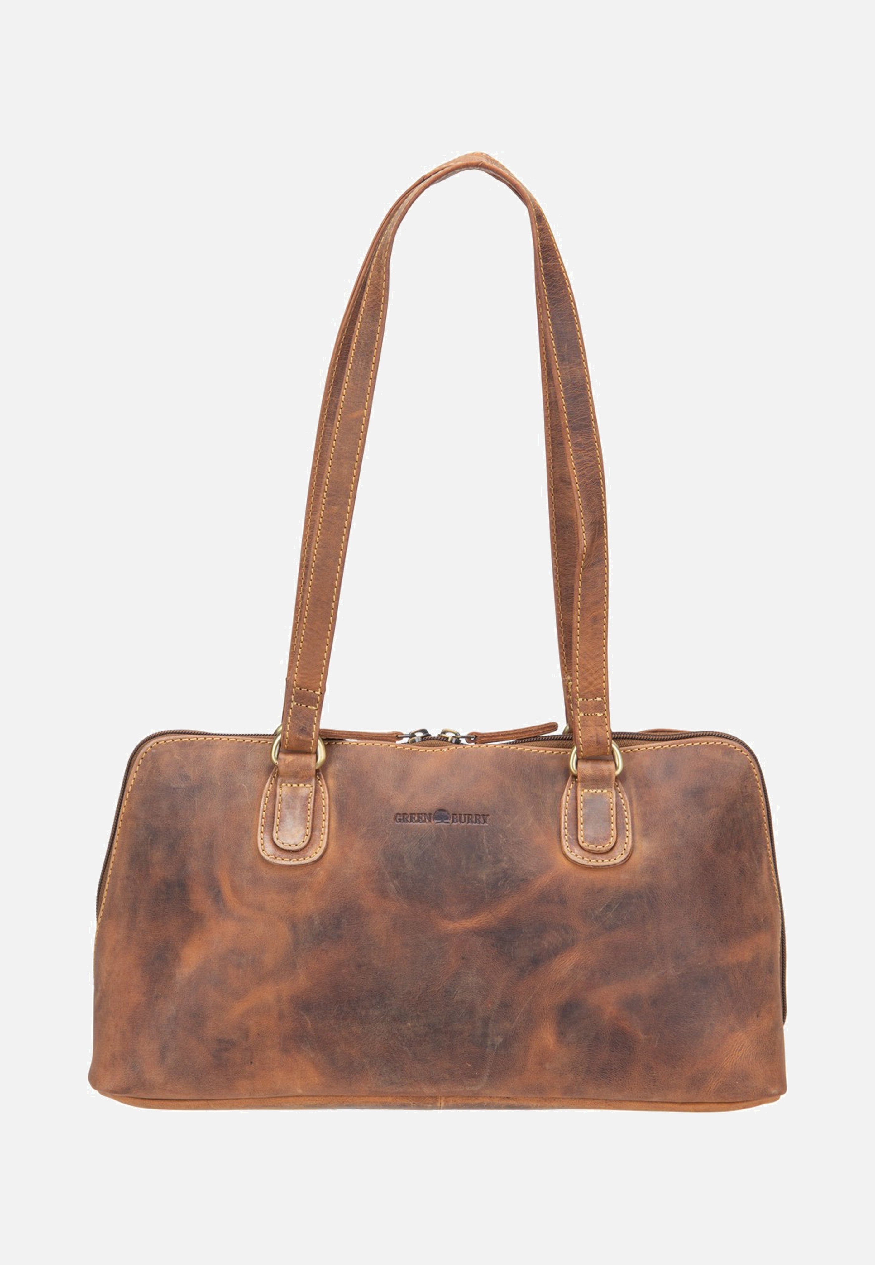 Greenburry Vintage Rv-Shopper Small Sattelbraun Shopping Bag