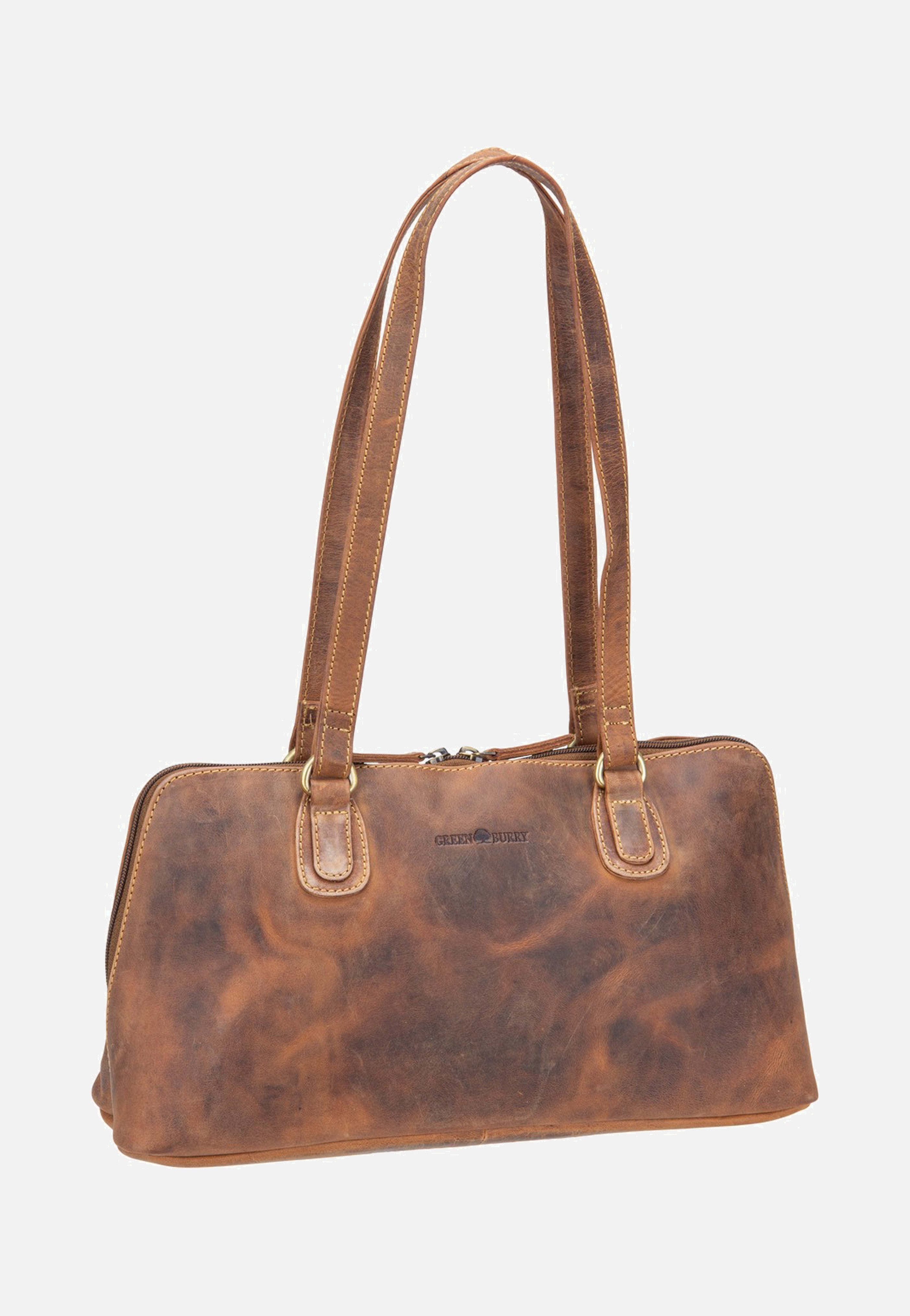 Greenburry Vintage Rv-Shopper Small Sattelbraun Shopping Bag