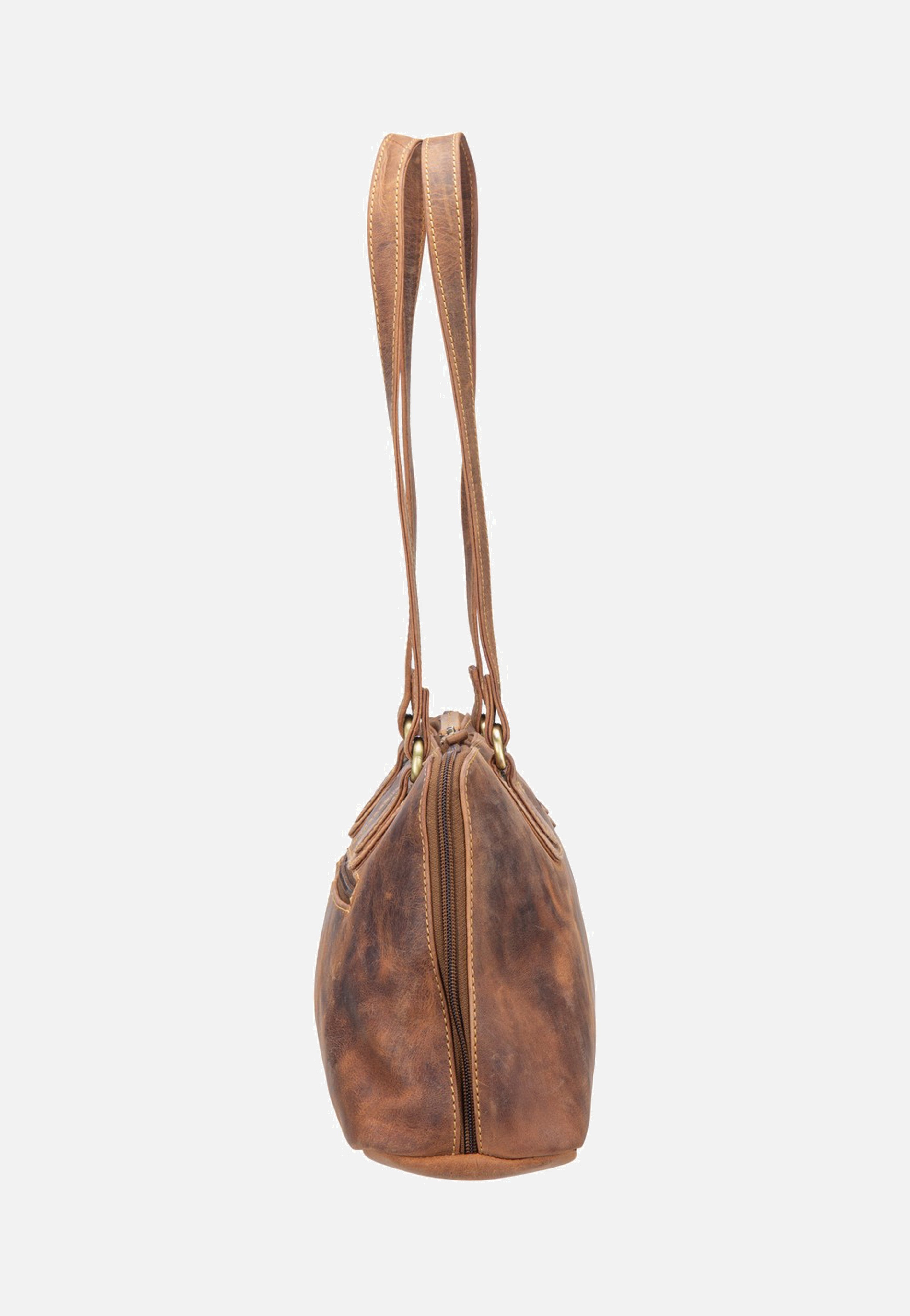 Greenburry Vintage Rv-Shopper Small Sattelbraun Shopping Bag