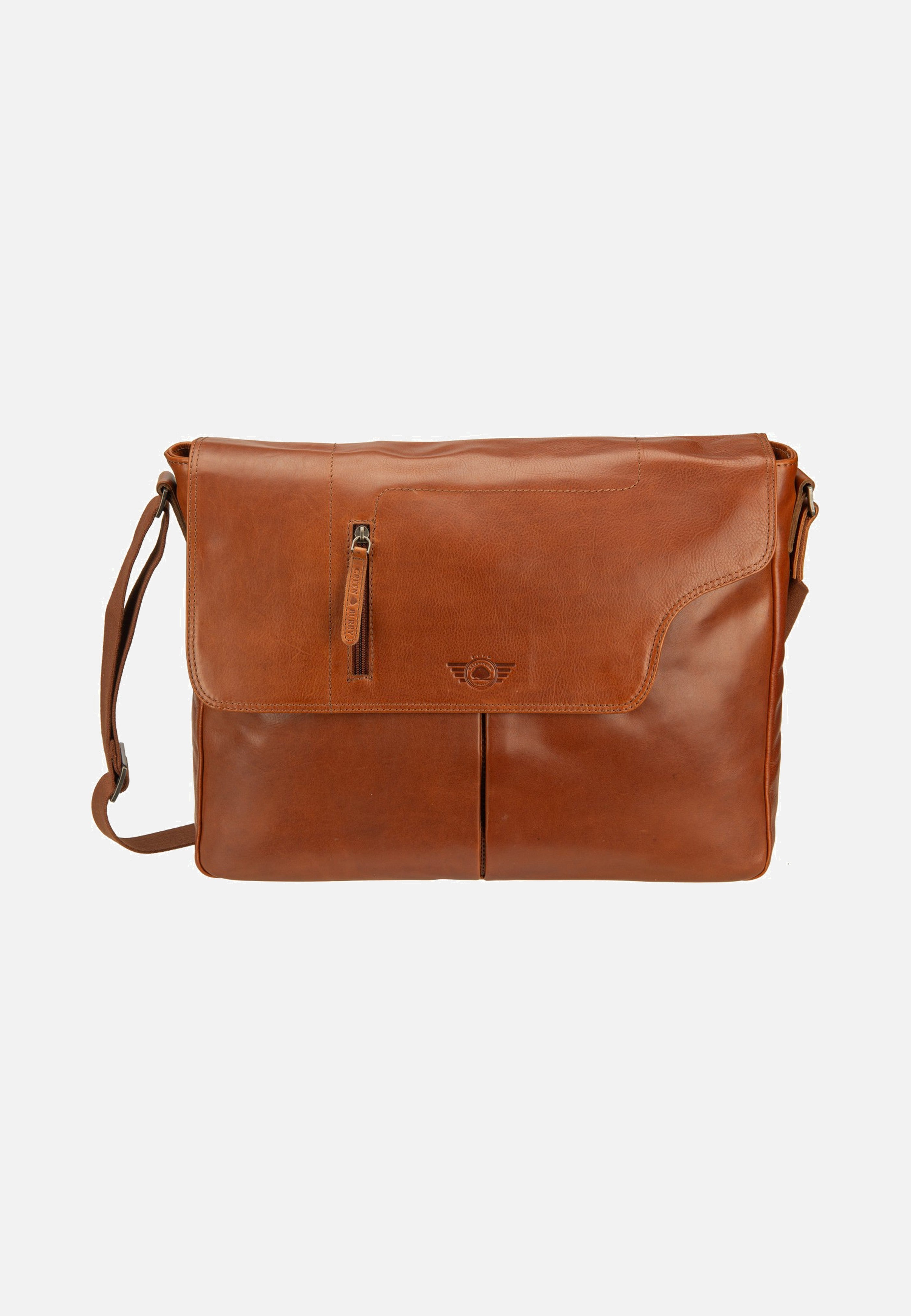 Greenburry Waxy Vintage A4 Messenger Tobacco Nut Schultertasche