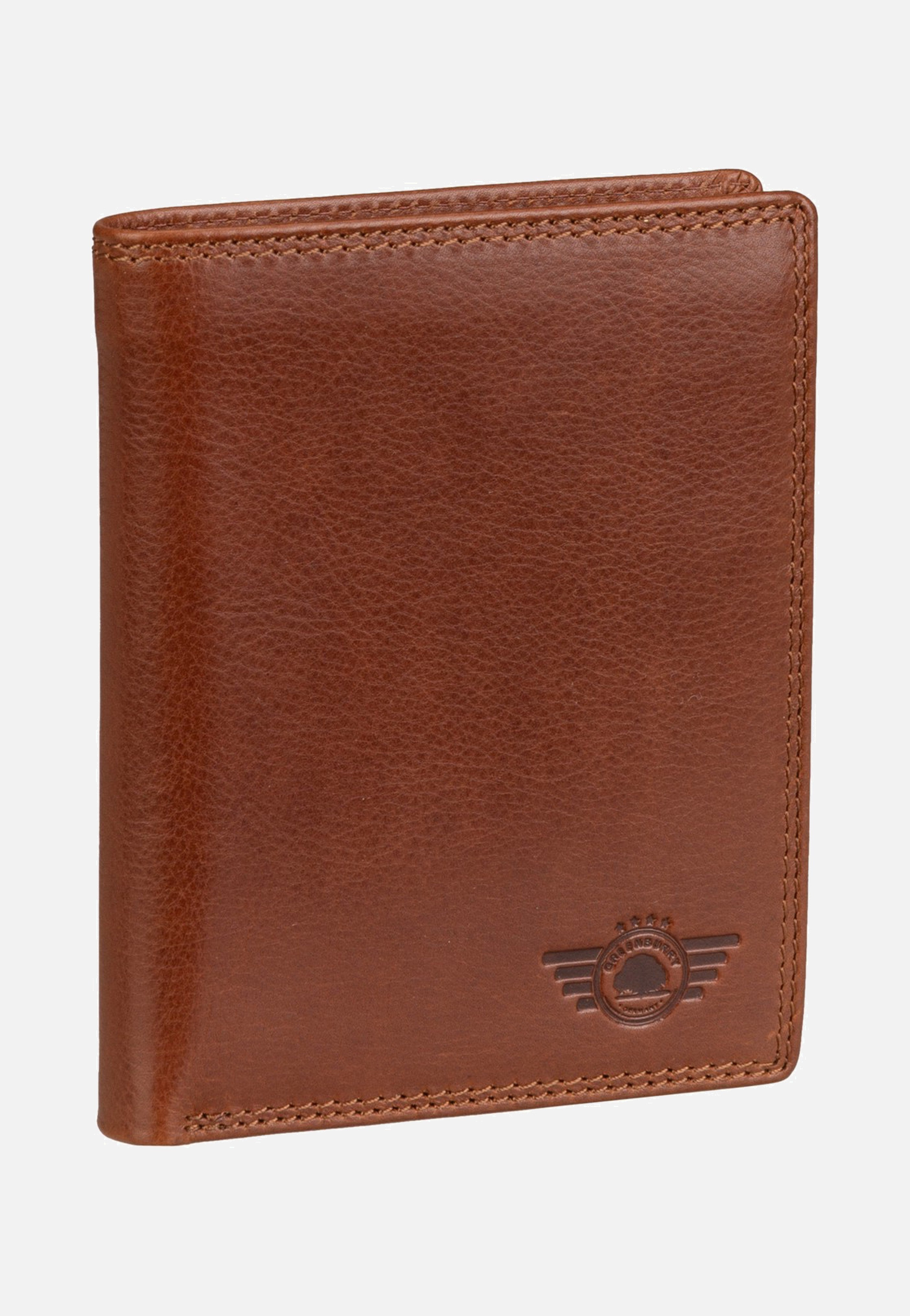 Greenburry Waxy Vintage Kombibörse 2Tlg. RFID Tobacco Nut Portemonnaie