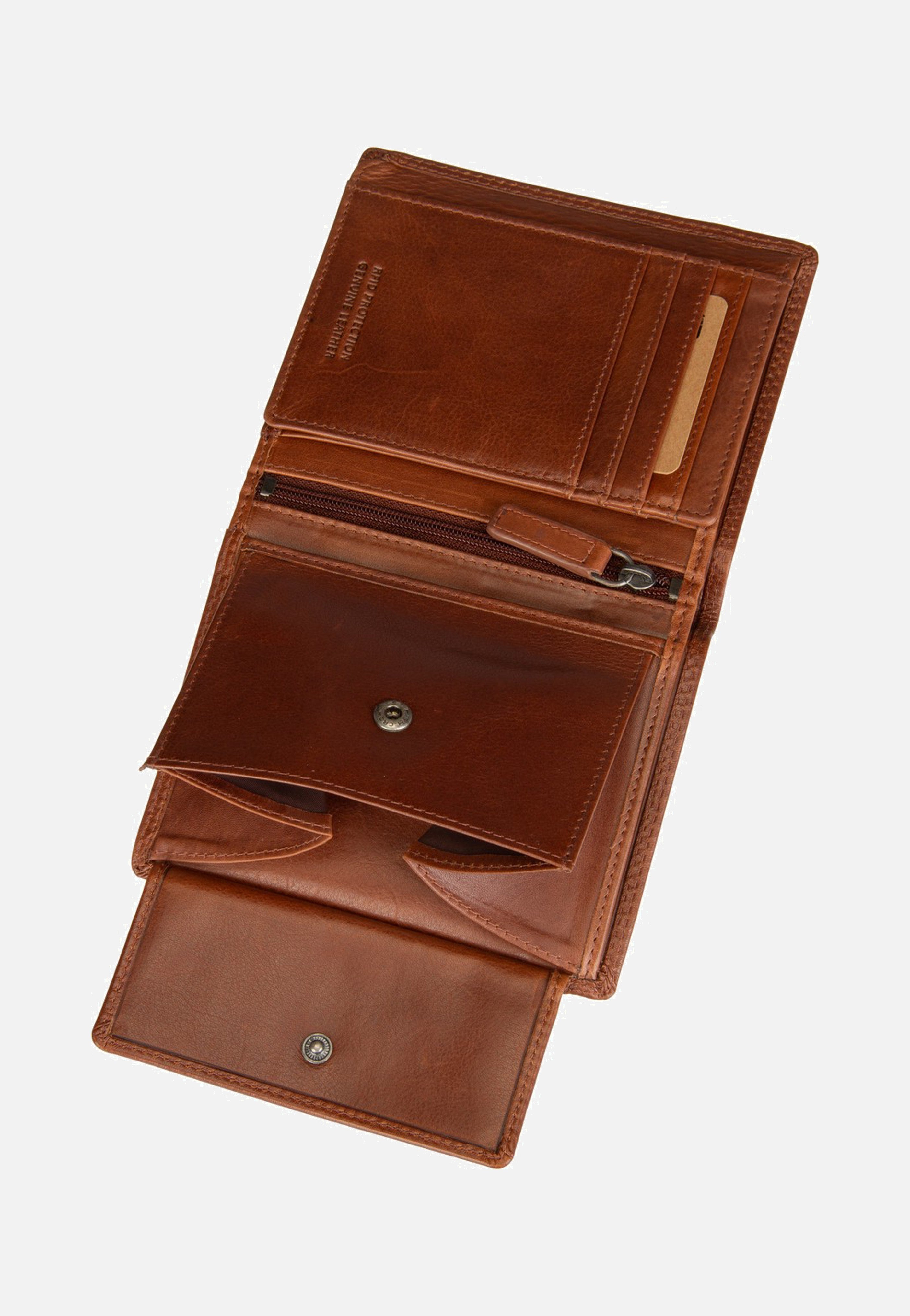 Greenburry Waxy Vintage Kombibörse 2Tlg. RFID Tobacco Nut Portemonnaie