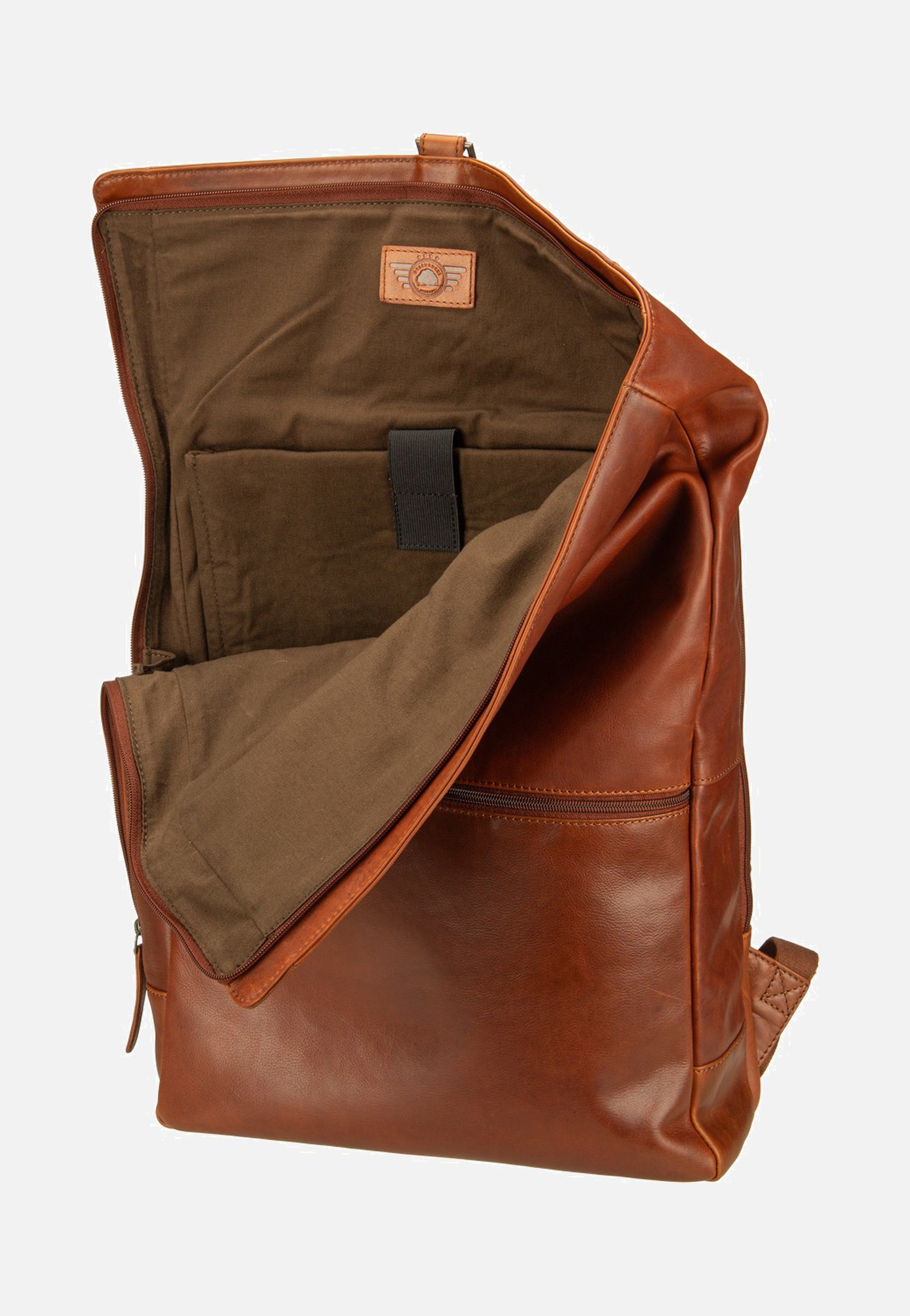 Greenburry - Waxy Vintage Laptoprucksack Tobacco Nut - Backpack | Neutral-Image