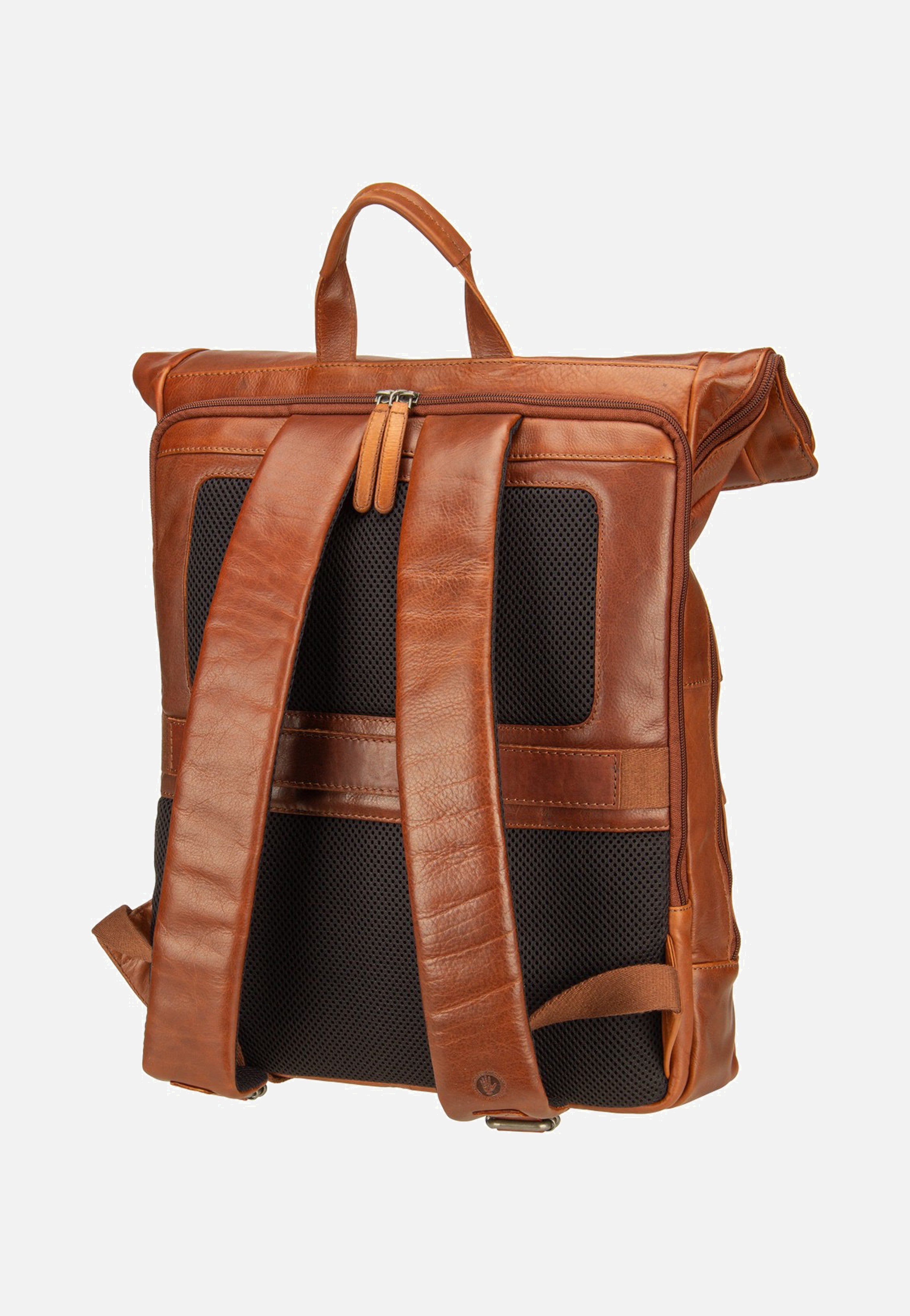 Greenburry - Waxy Vintage Laptoprucksack Tobacco Nut - Backpack | Neutral-Image