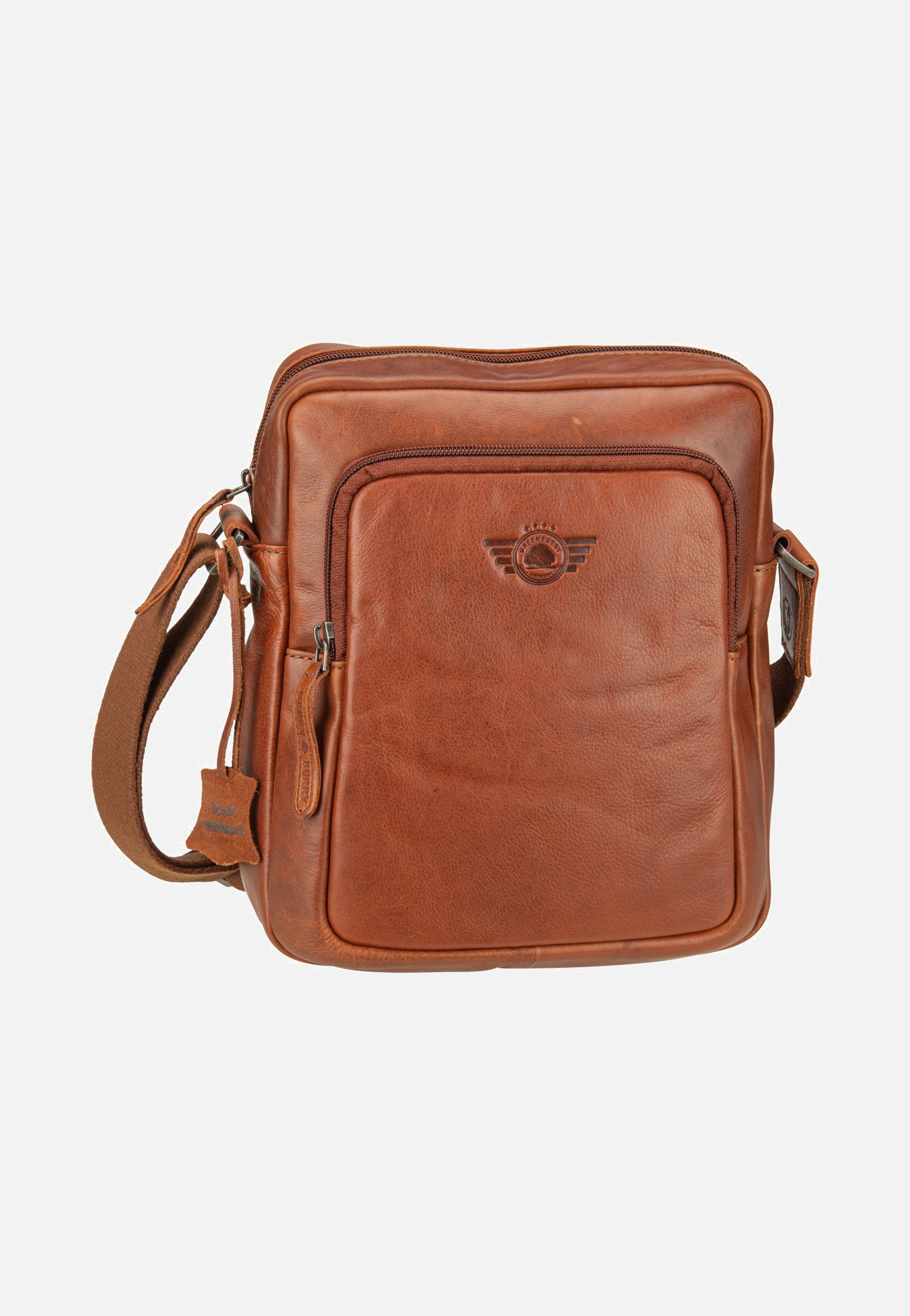 Greenburry - Waxy Vintage Shoulderbag Tobacco Nut - Crossbody Bag | Neutral-Image