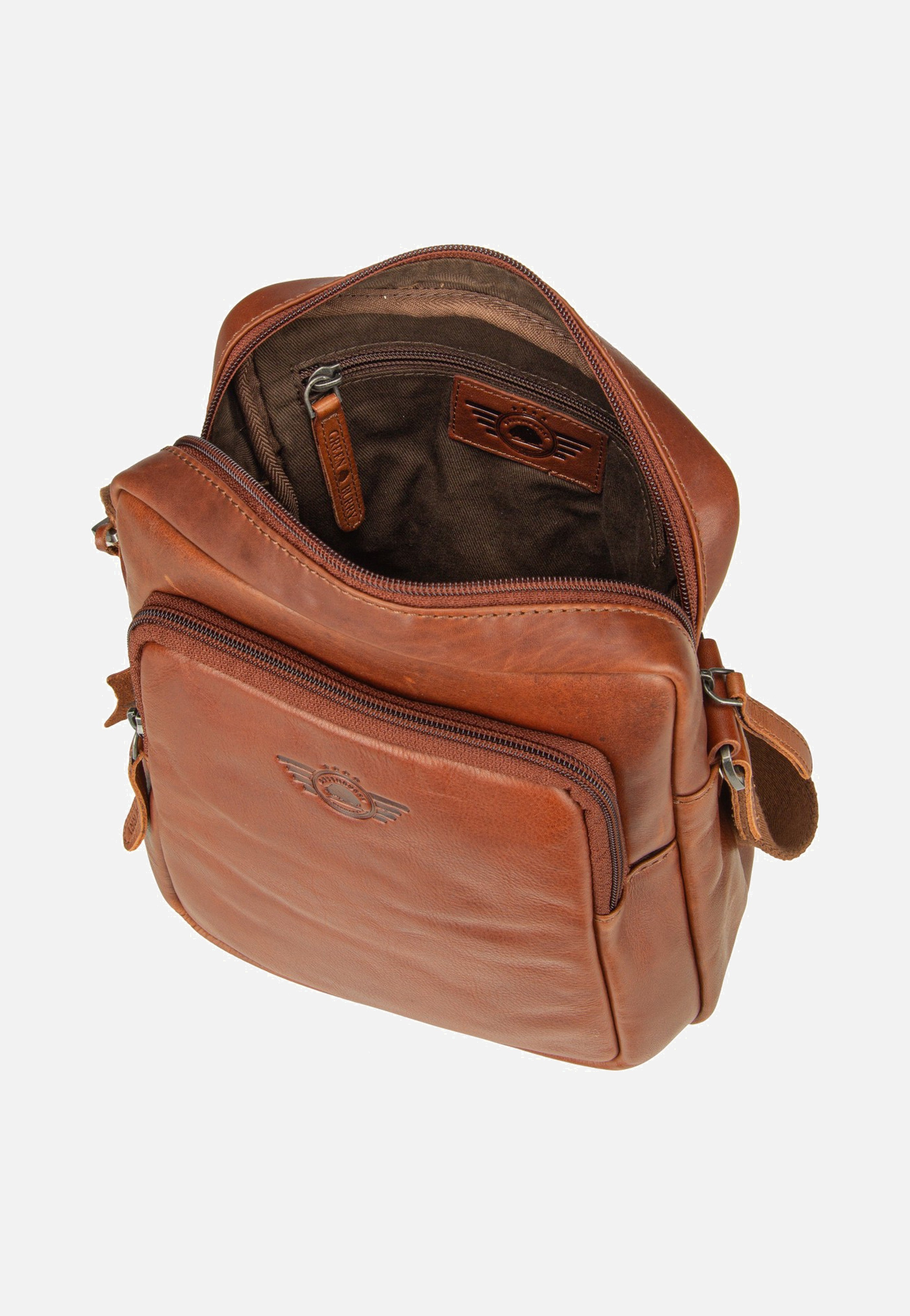 Greenburry - Waxy Vintage Shoulderbag Tobacco Nut - Crossbody Bag | Neutral-Image