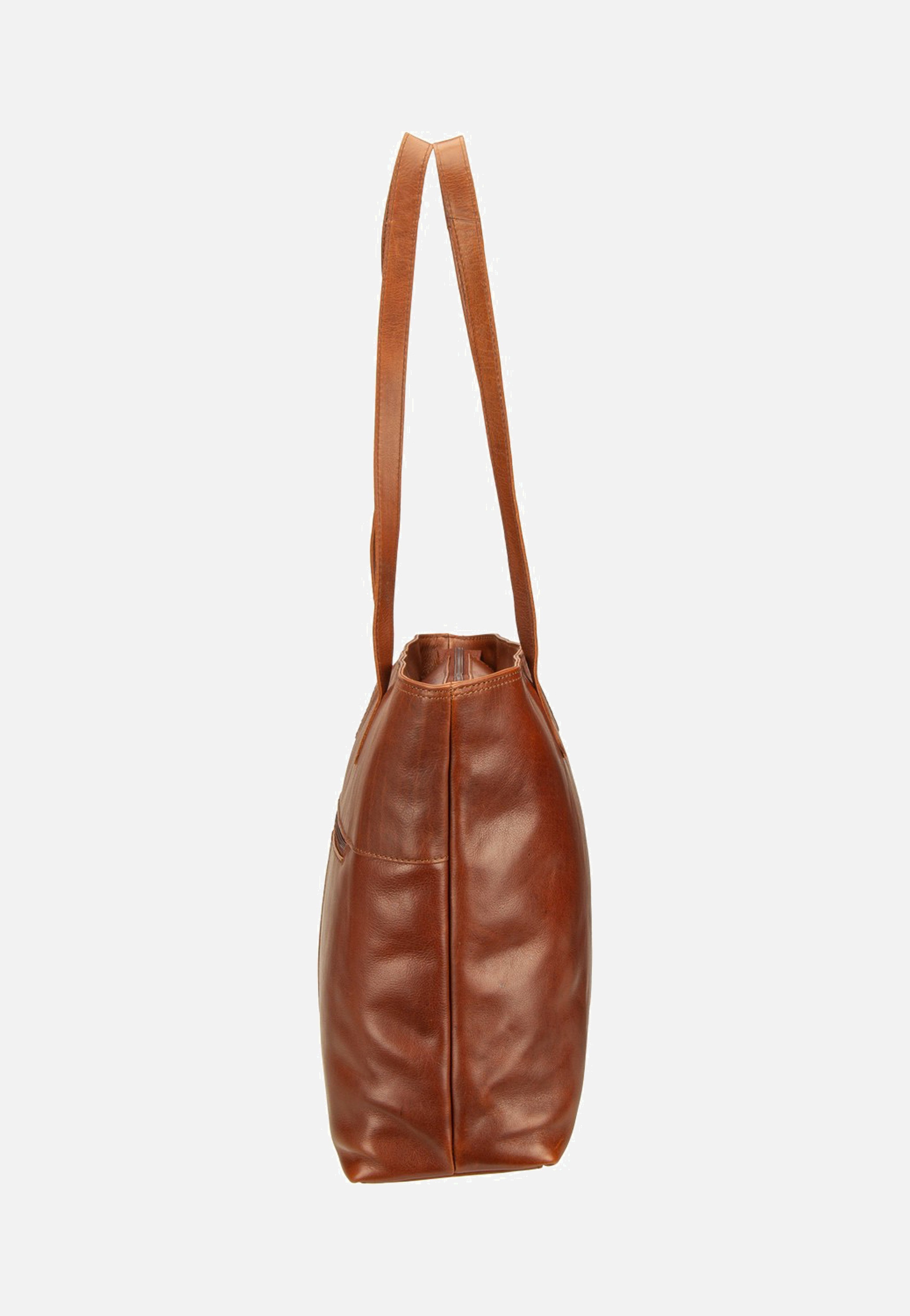 Greenburry Waxy Vintage XXL Shopper Tobacco Nut Shopping Bag