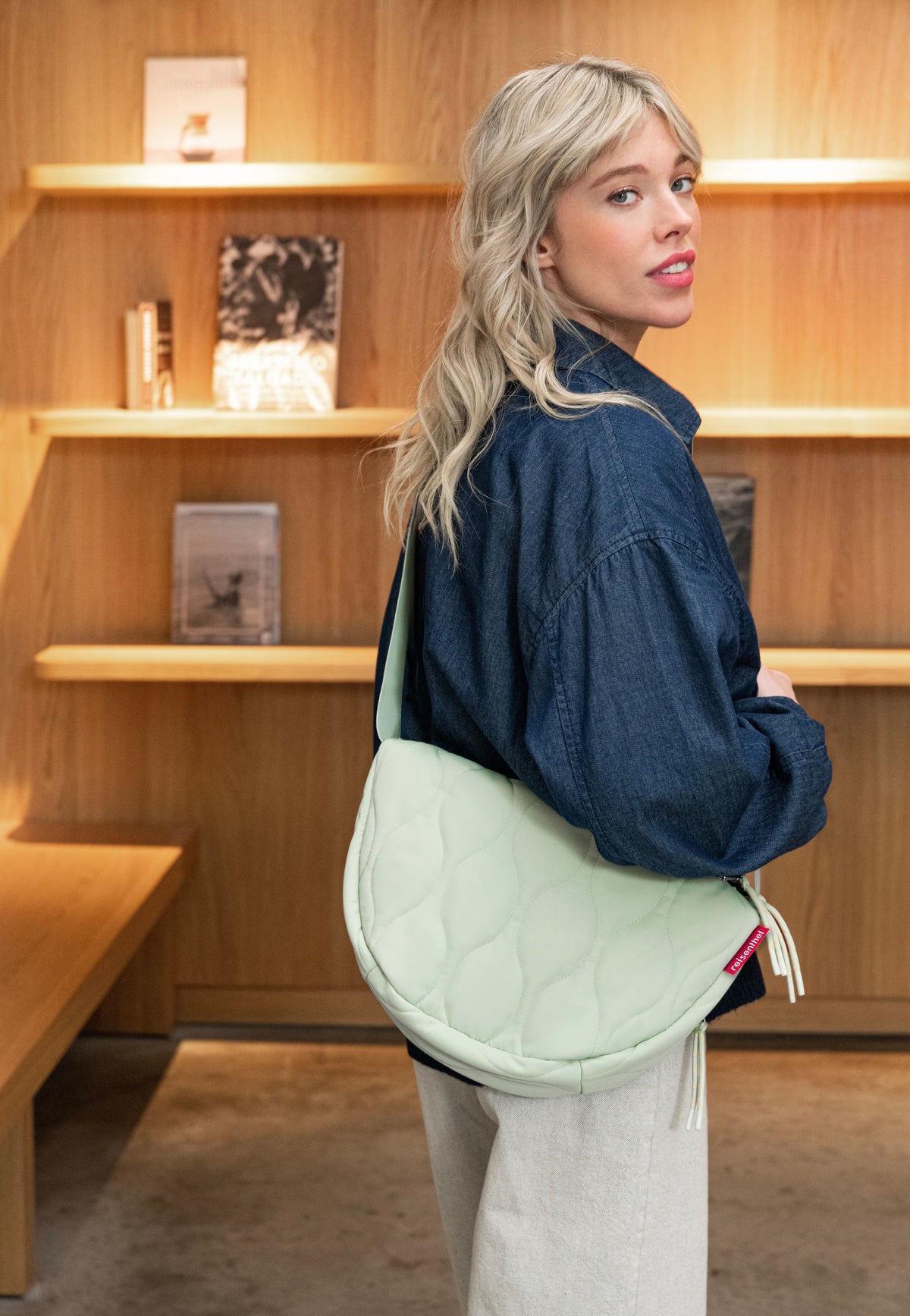 reisenthel Moonbag S Puffer Iced Matcha Sling Bag