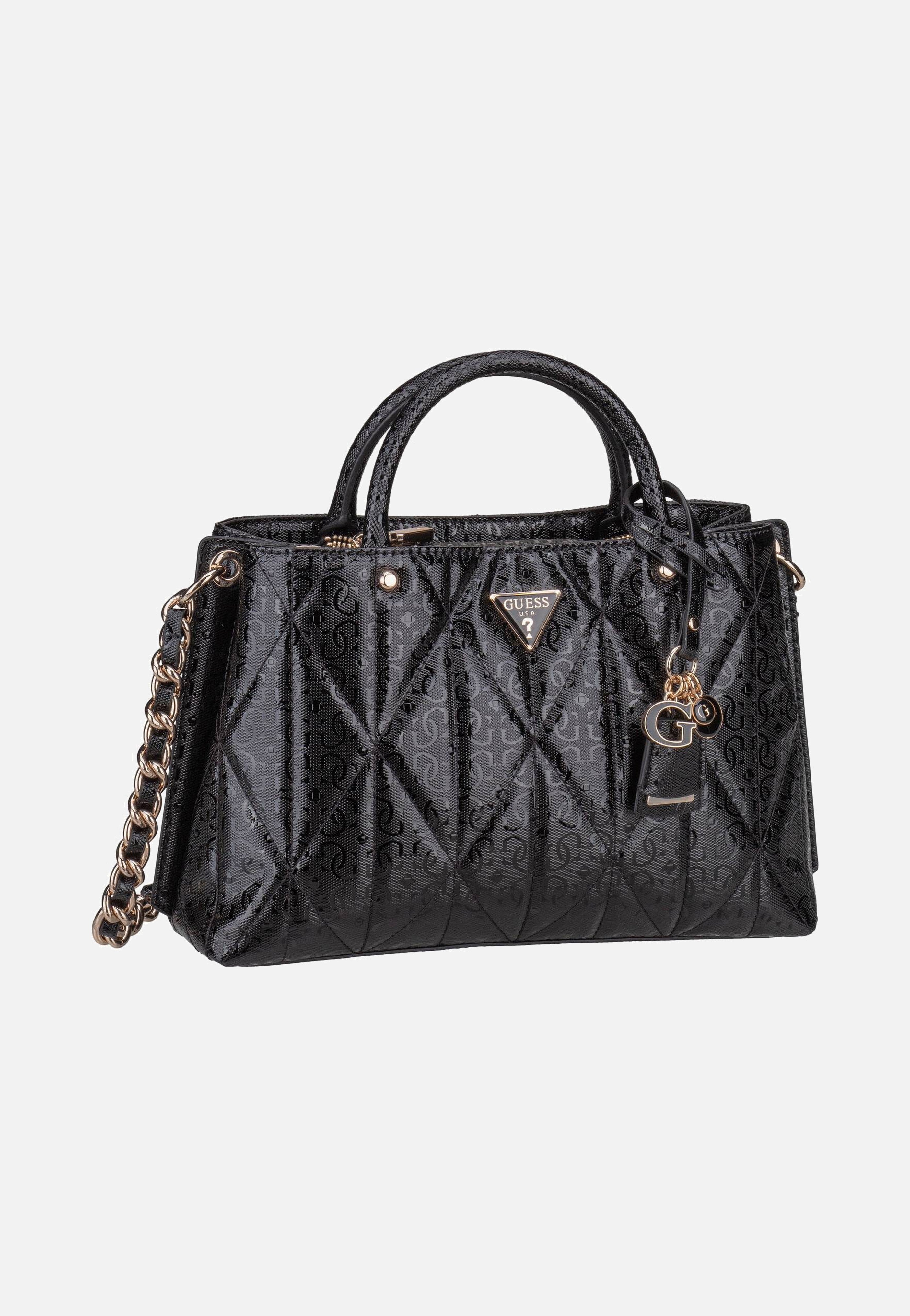 Guess - Aldina Girlfriend SAT 63060 Black - Handle Bag | Women-Image
