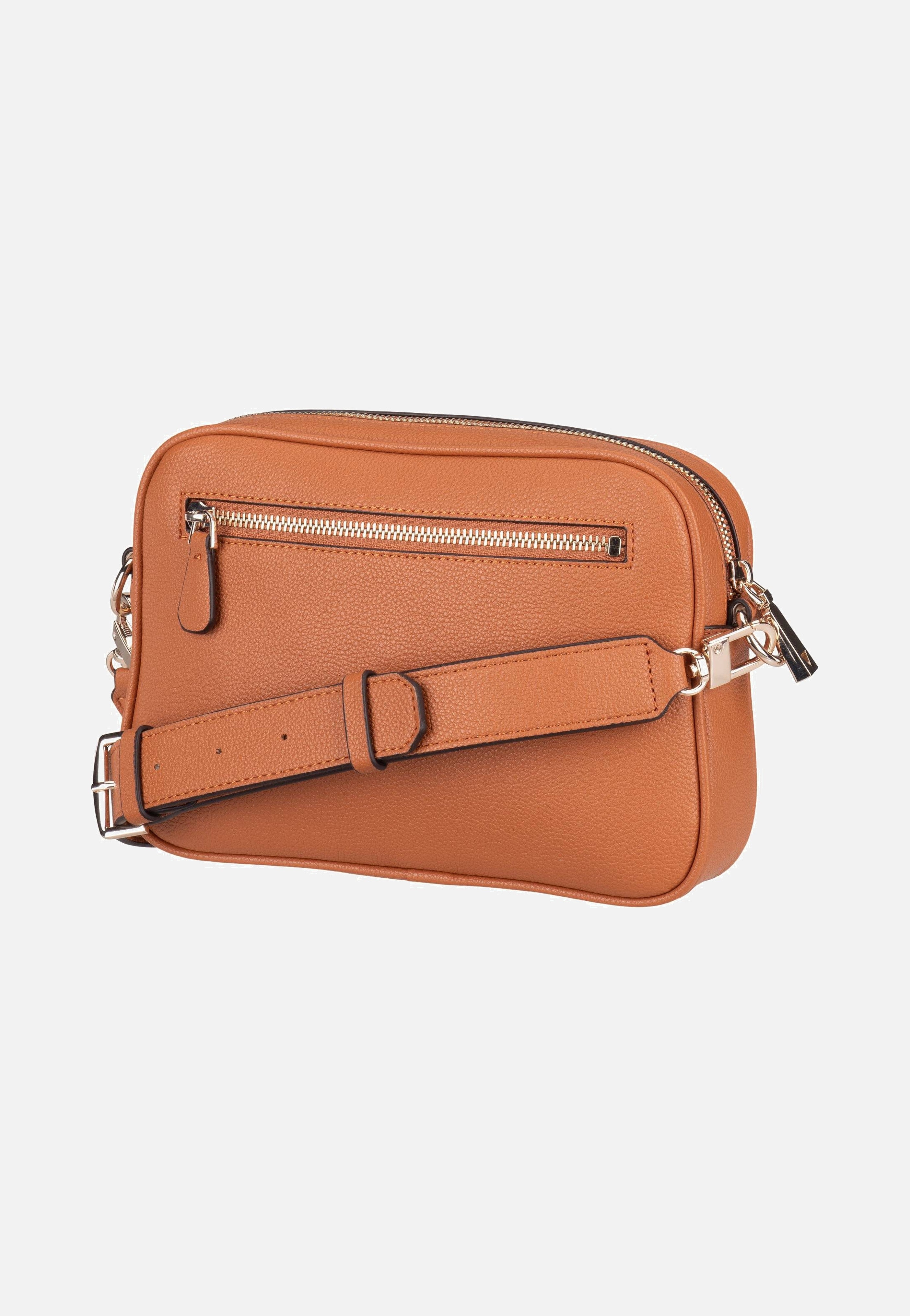 Guess - Meridian 2 Camera Bag 74140 Cognac - Crossbody Bag | Women-Image