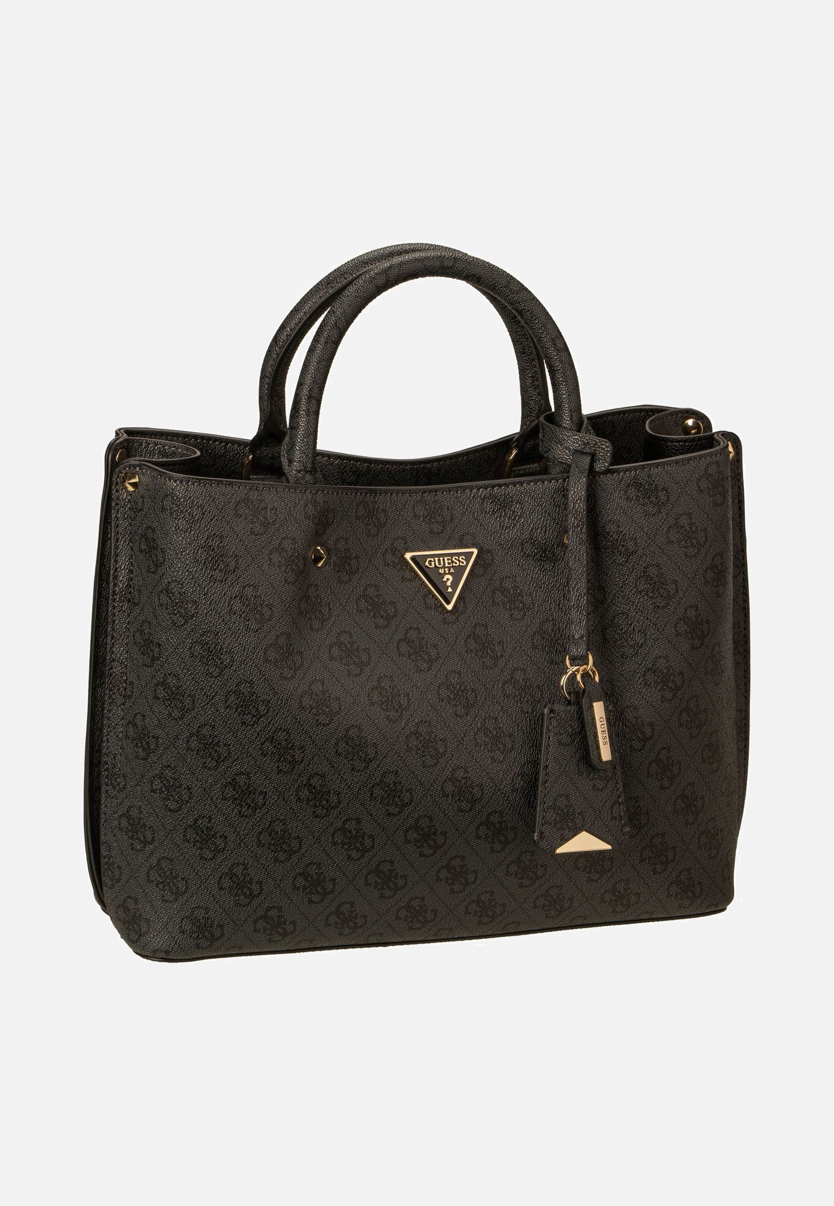 Guess - Meridian II Girlfriend SAT 74060 Logo Coal - Satchel | Women-Image