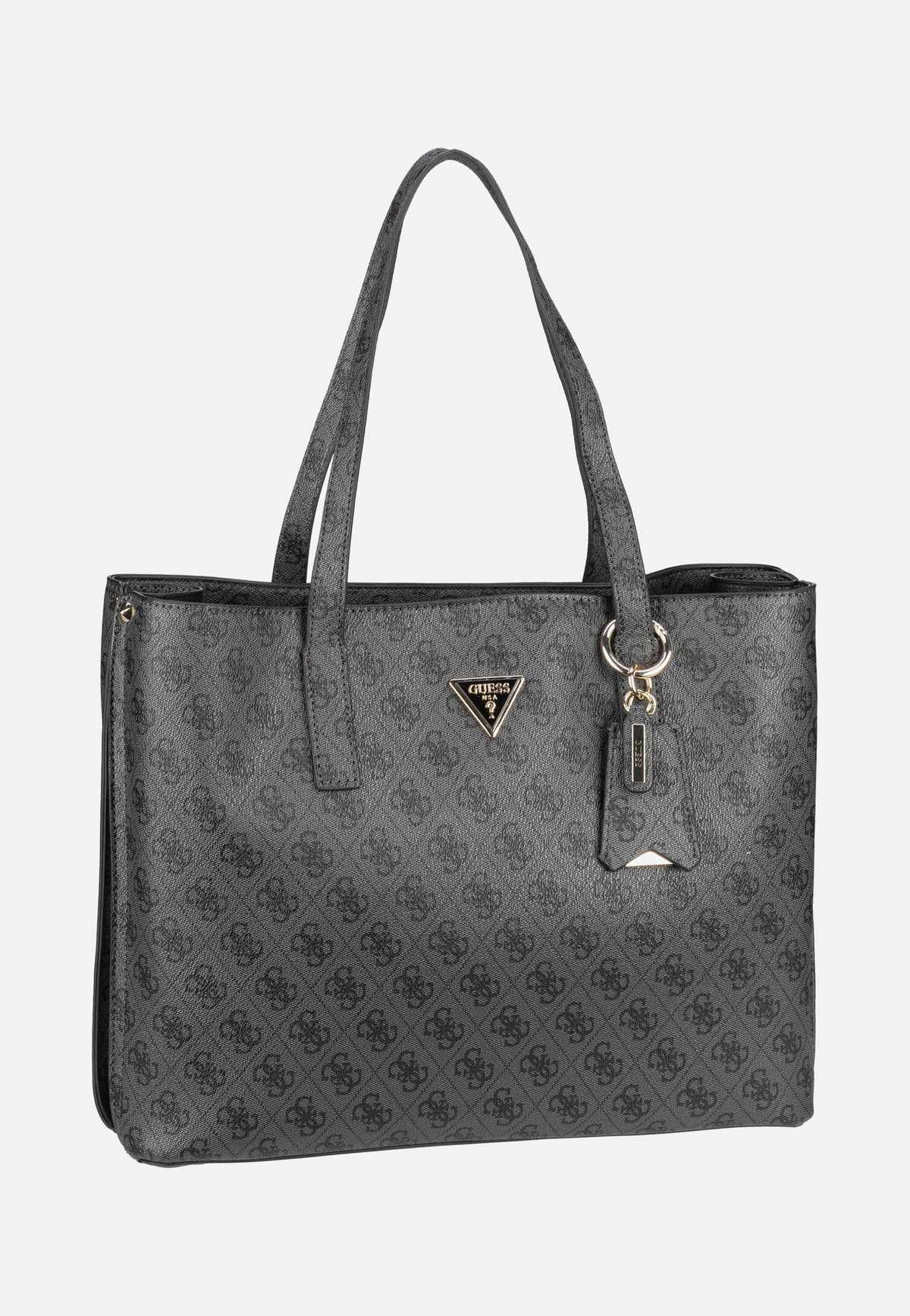 Guess Meridian II Girlfriend TO 74230 Logo Coal Shopper