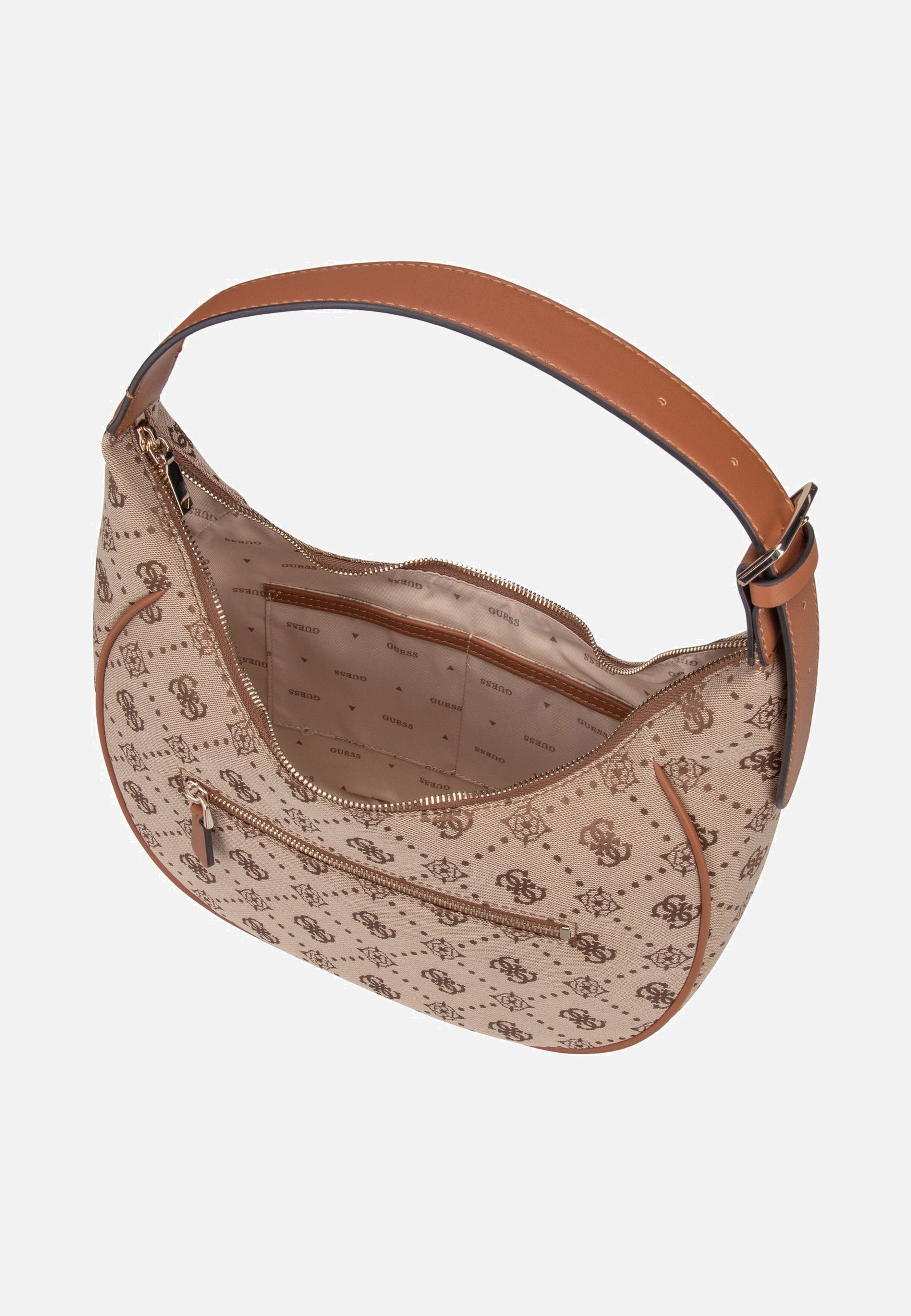 Guess - Neda HOB SHB 54020 Logo Latte - Shoulder Bag | Women-Image