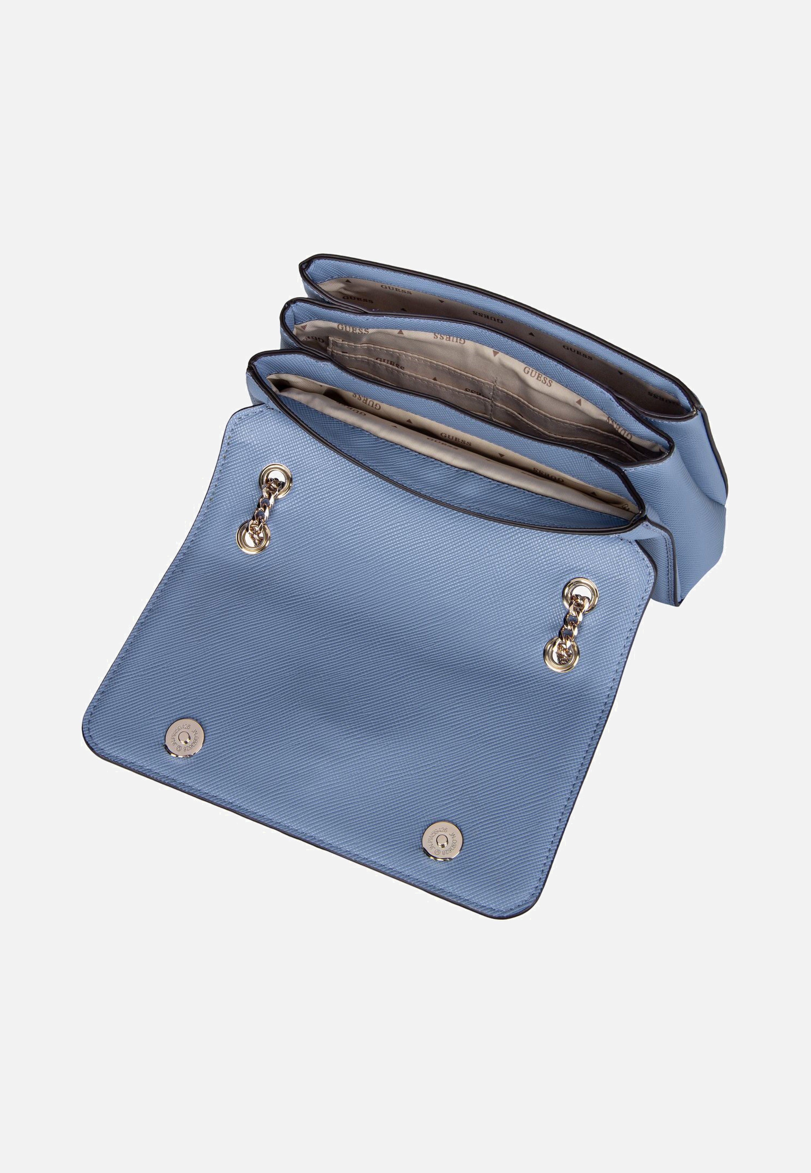 Guess - Noelle Convertible Flap Stormy Blue - Shoulder Bag | Women-Image