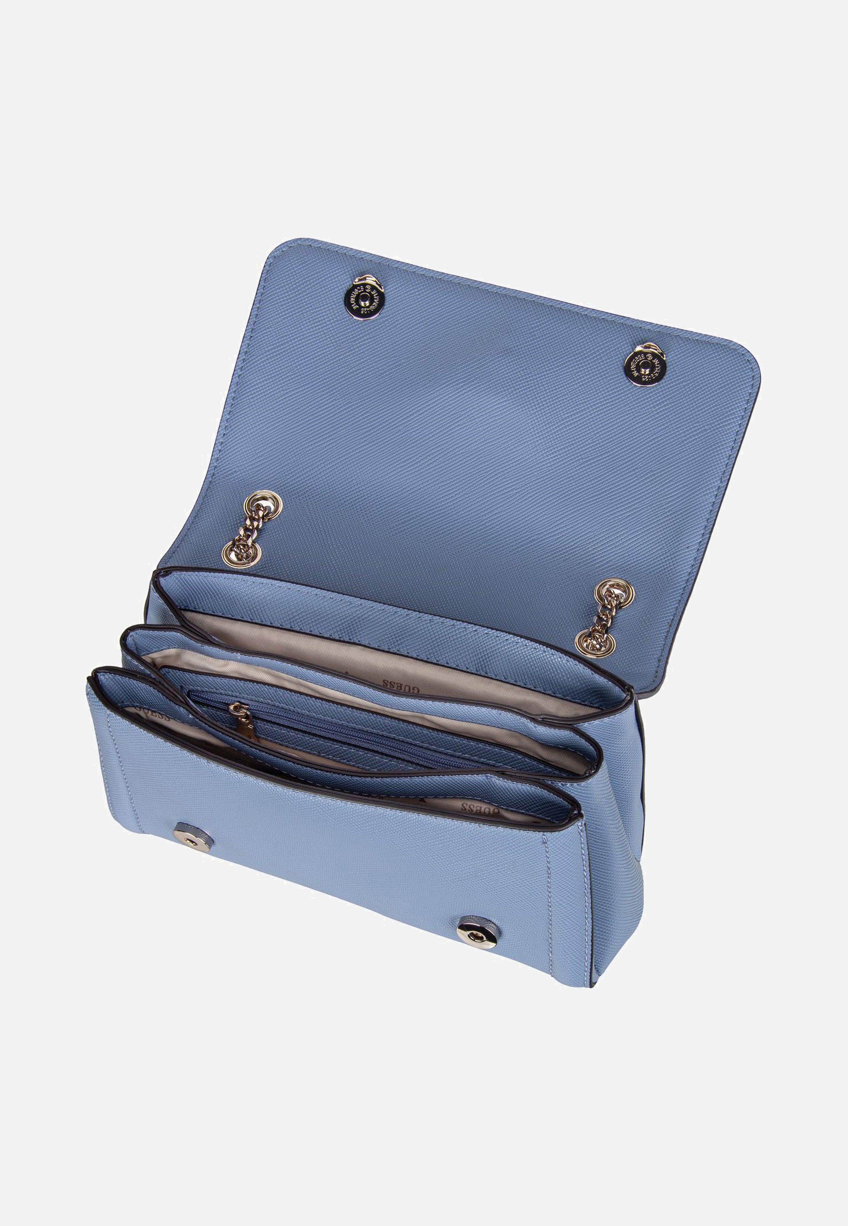 Guess - Noelle Convertible Flap Stormy Blue - Shoulder Bag | Women-Image