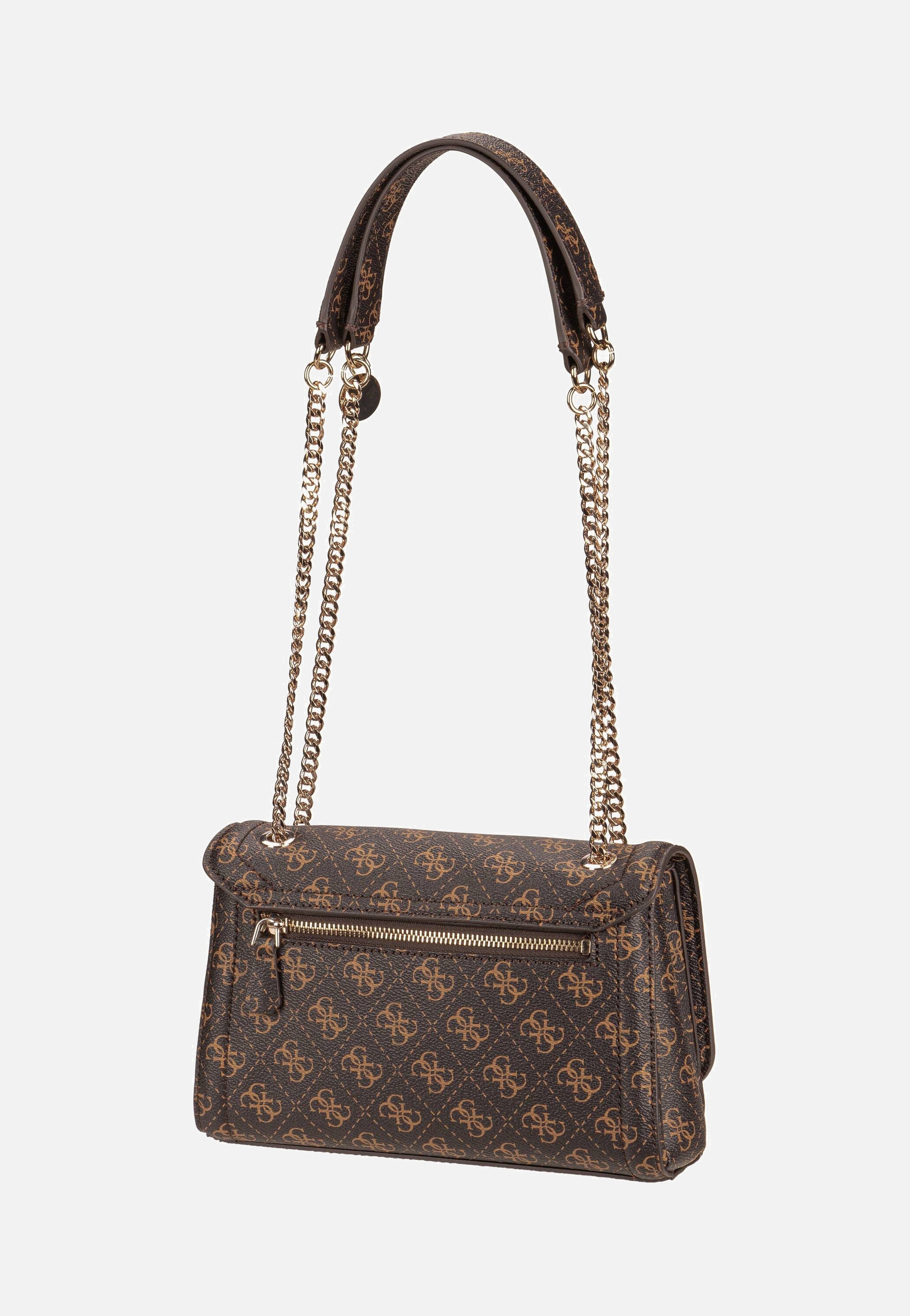 Guess - Noelle II Conv XBody Flap 72210 Logo Brown - Shoulder Bag | Women-Image