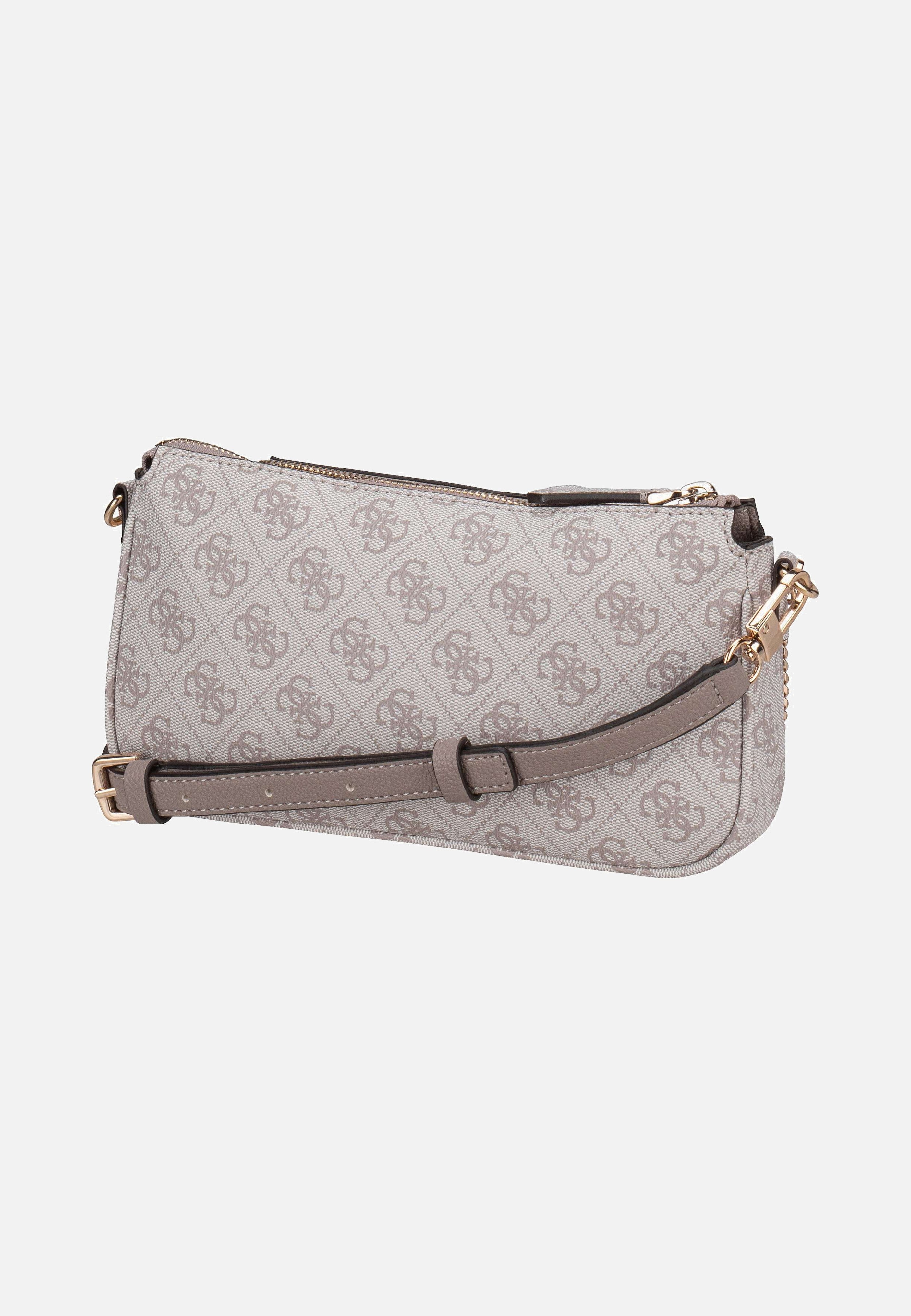 Guess - Noelle II Double Pouch CB Logo 72710 Dark Taupe - Shoulder Bag | Women-Image