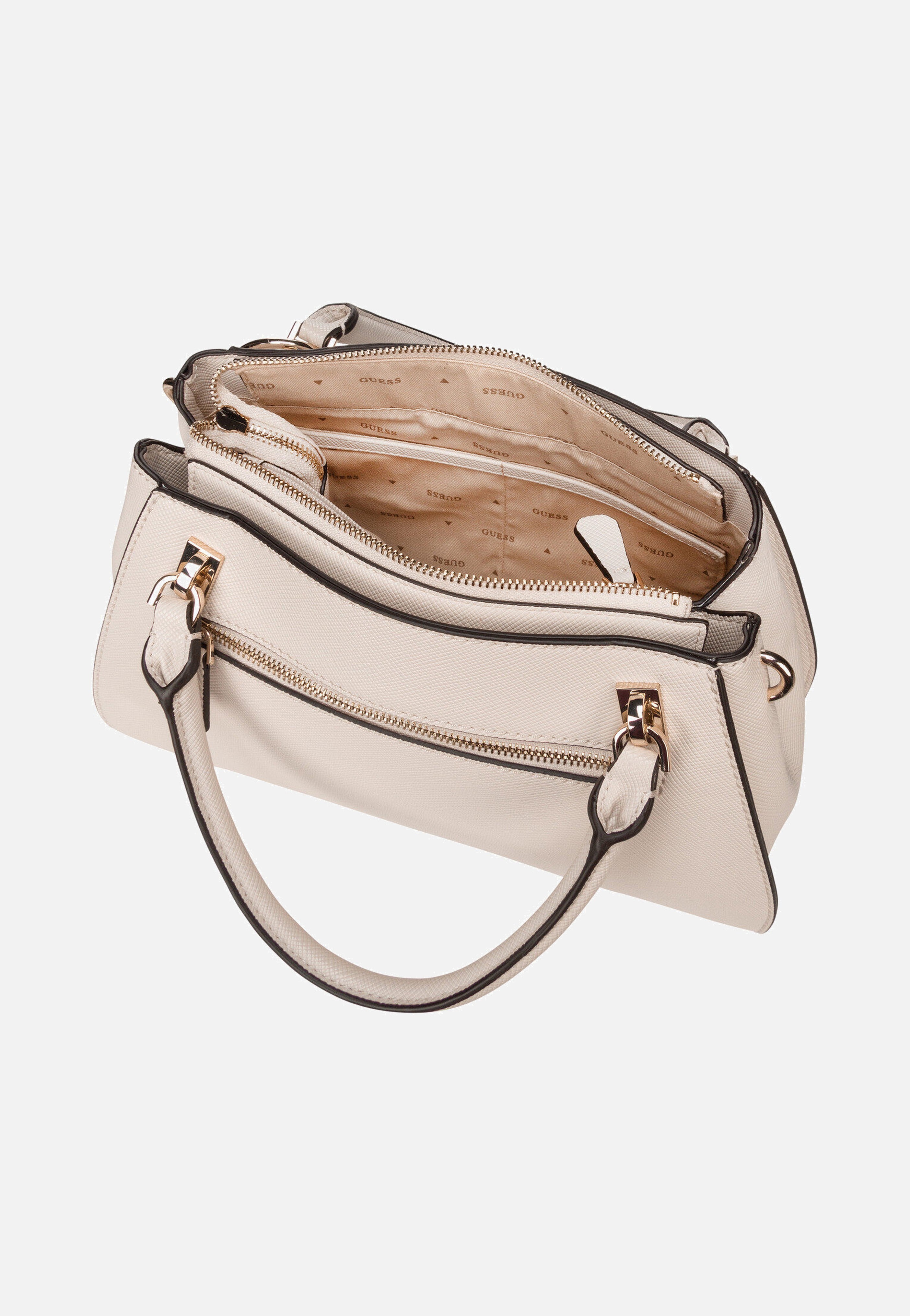 Guess - Noelle II Luxury SAT 72070 Bone - Handle Bag | Women-Image