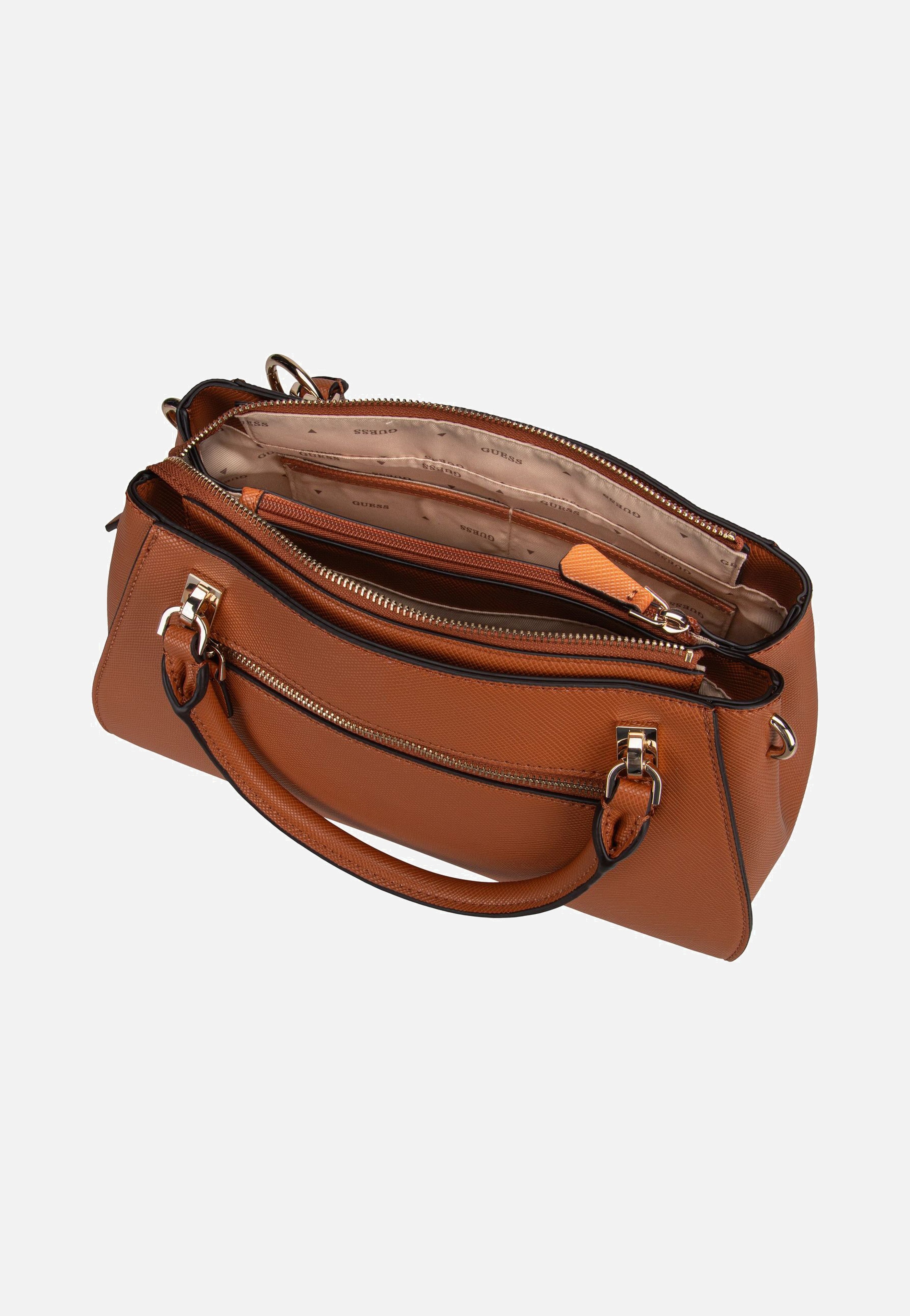 Guess - Noelle II Luxury SAT 72070 Light Cognac - Handle Bag | Women-Image