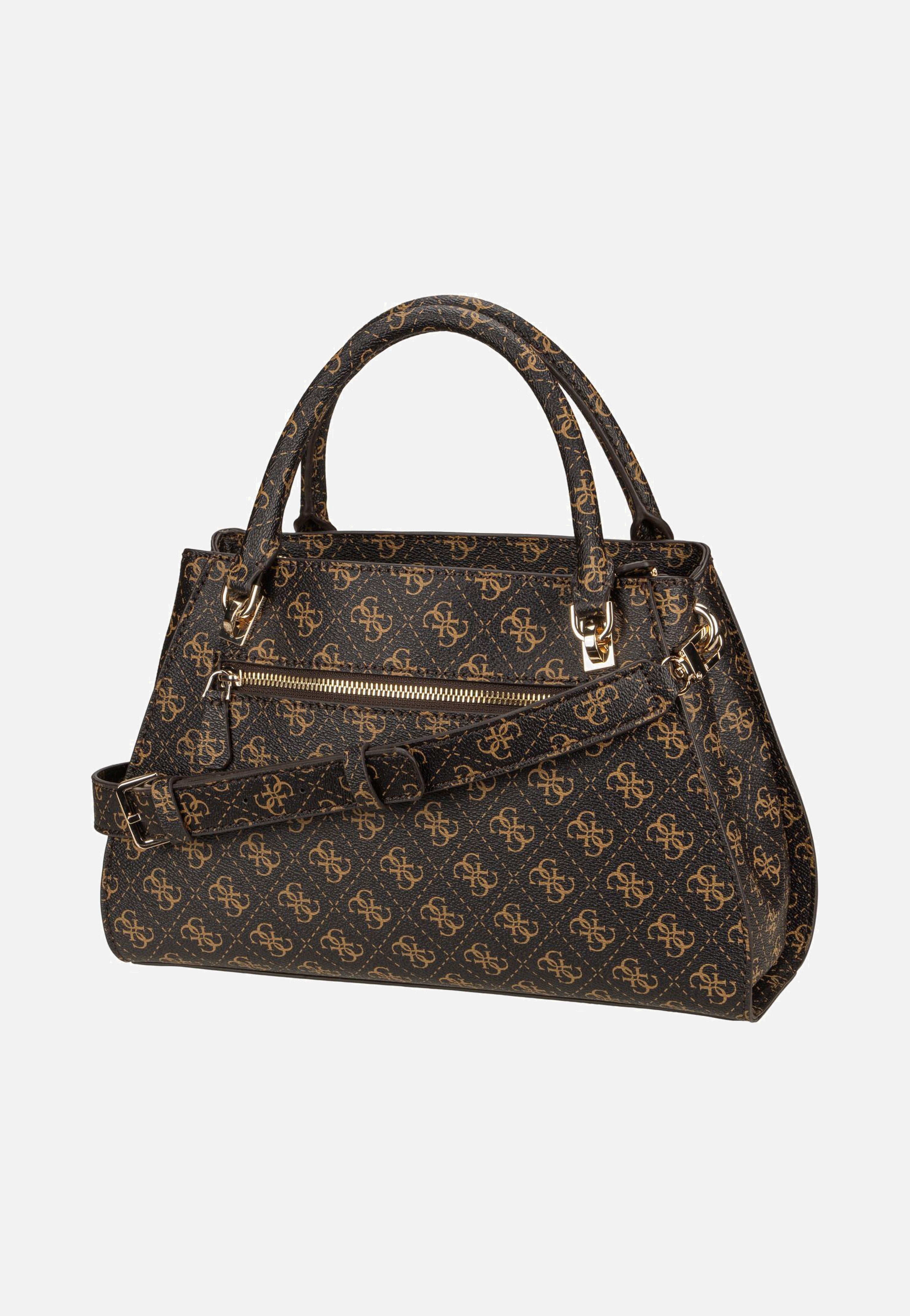 Guess - Noelle II Luxury SAT 72070 Logo Brown - Handle Bag | Women-Image