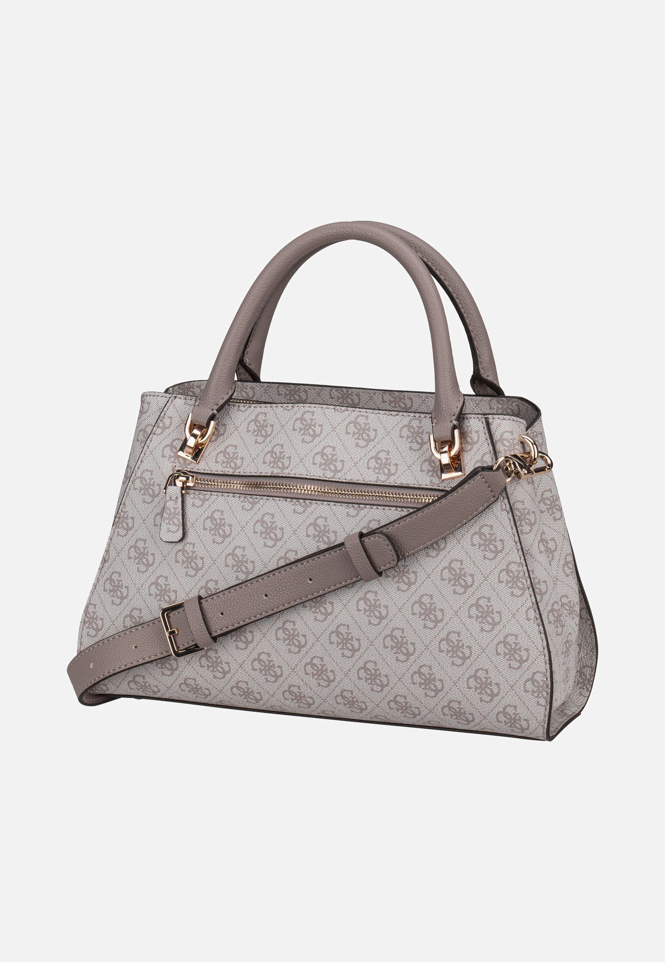 Guess - Noelle II Luxury SAT Logo 72070 Dark Taupe - Handle Bag | Women-Image