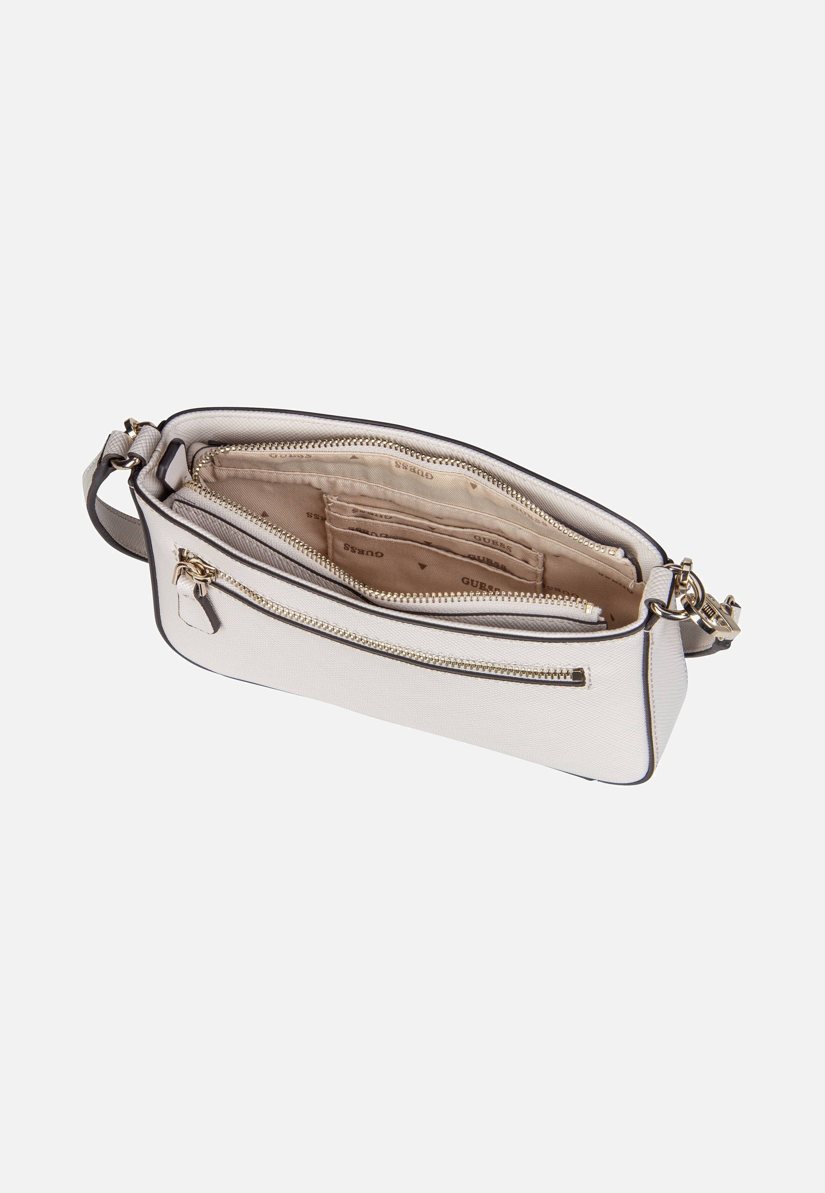 Guess - Noelle II Mini Top Zip SHB 72720 Bone - Shoulder Bag | Women-Image