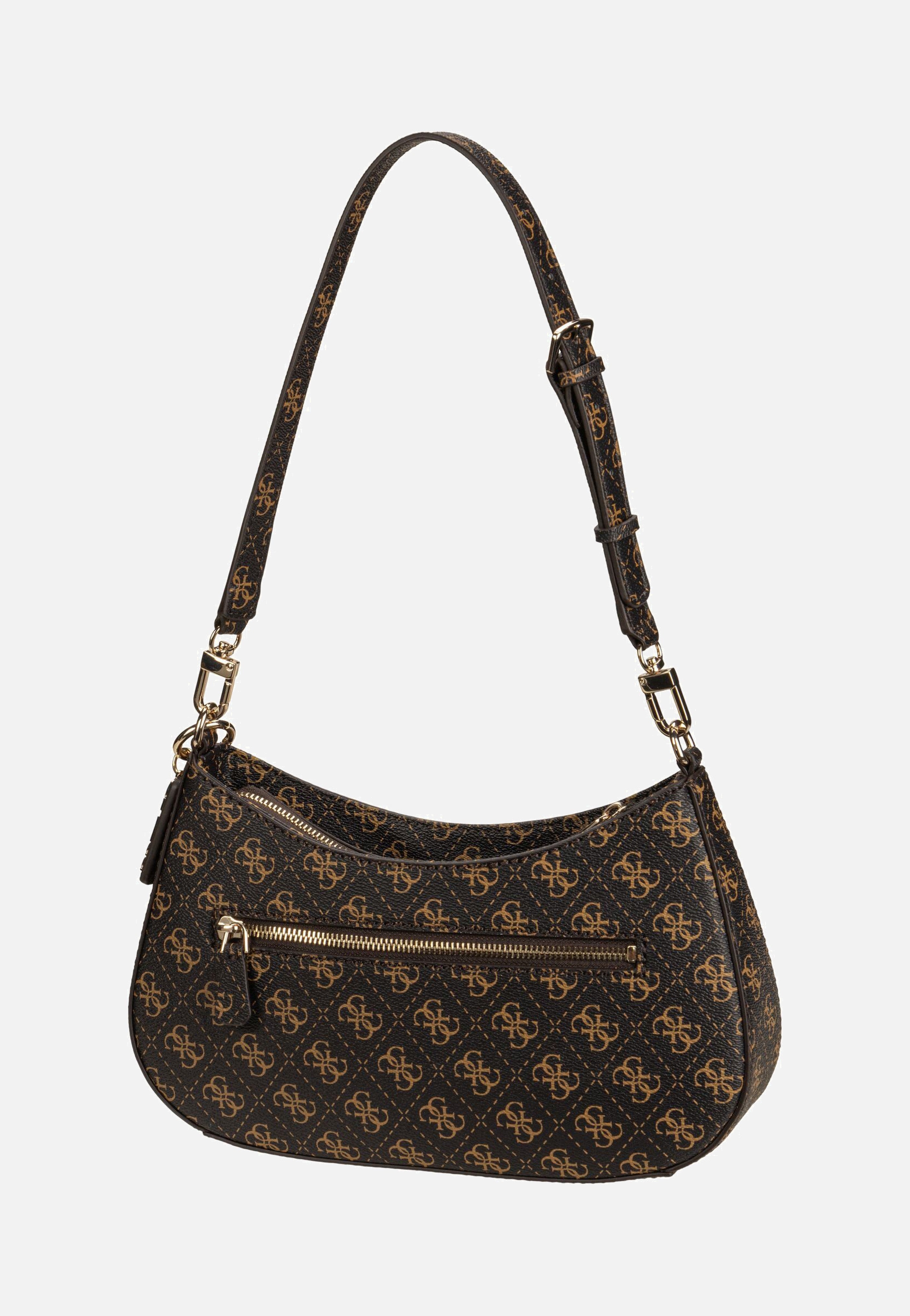 Guess - Noelle II Top Zip SHB 72180 Logo Brown - Evening Bag | Women-Image