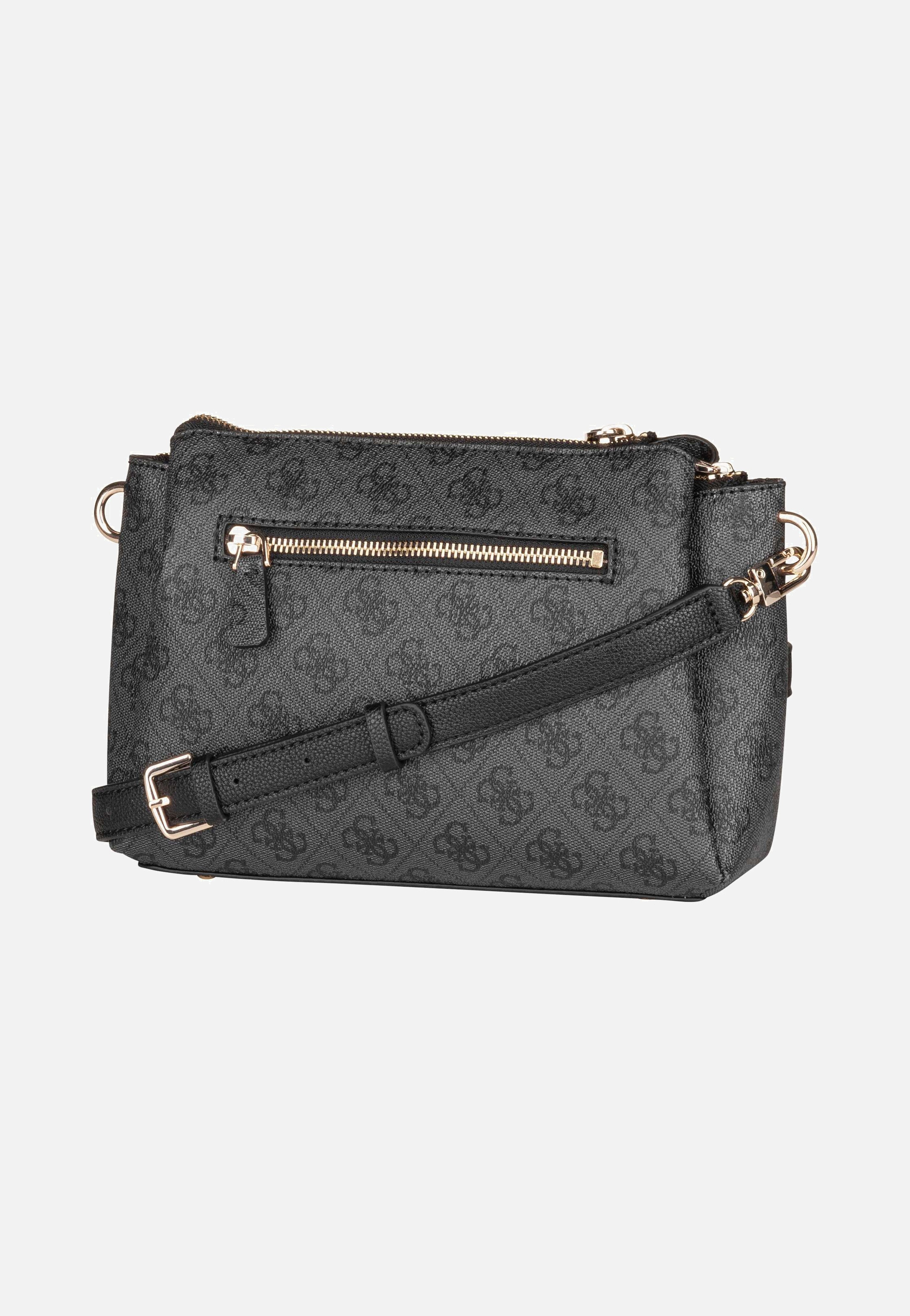 Guess - Noelle II Tri Comp CB 72120 Logo Coal - Crossbody Bag | Women-Image