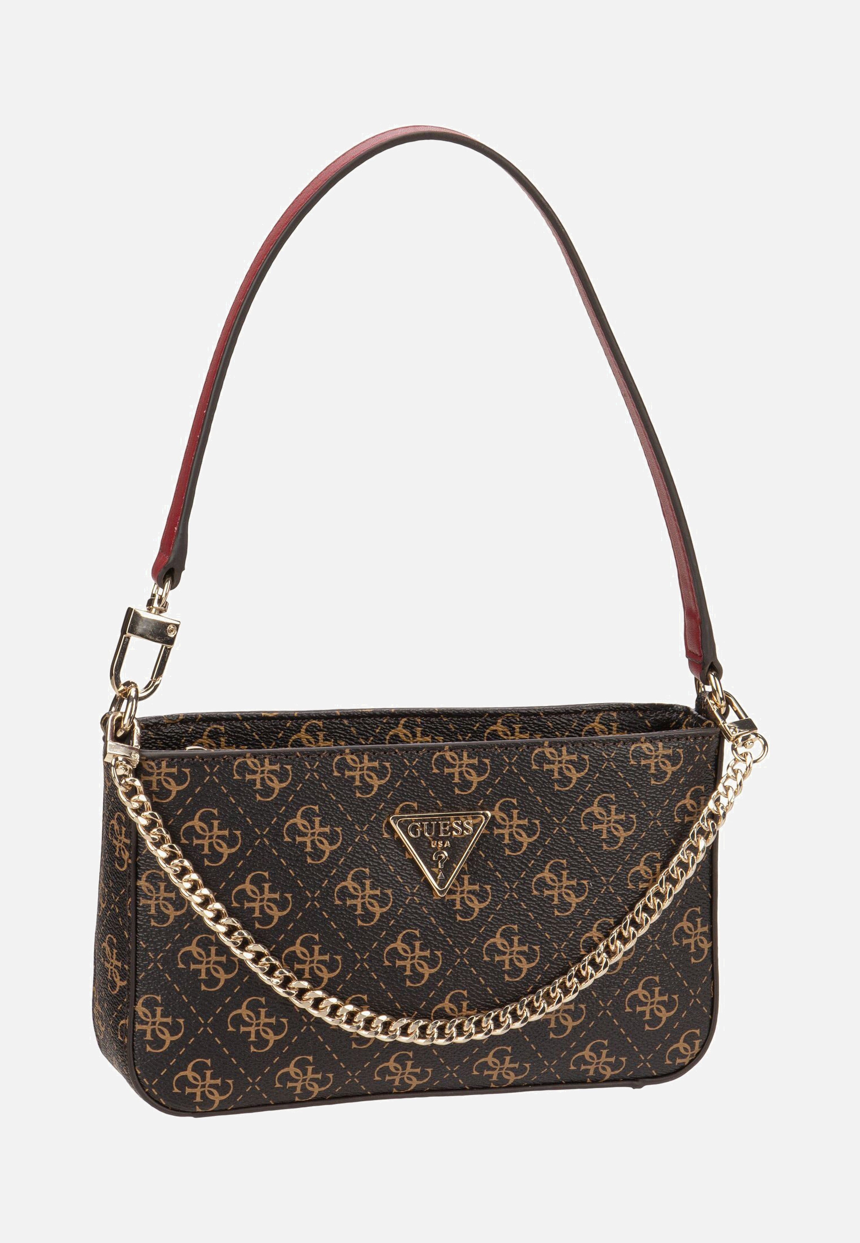Guess - Noelle Mini Top Zip 79720 Brown - Shoulder Bag | Women-Image