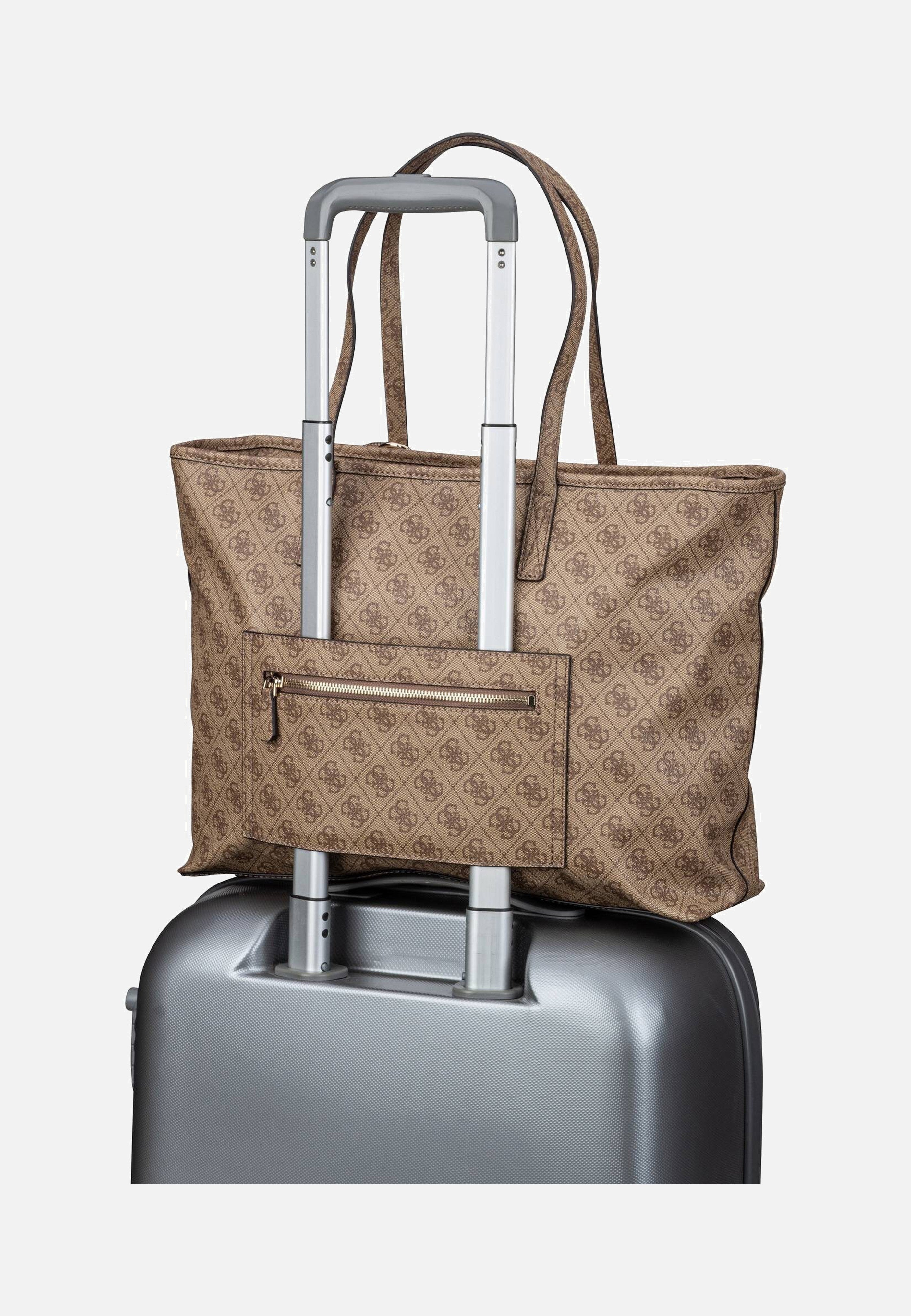 Guess Power Play II Large Tech TO 24240 Logo Latte Shopper