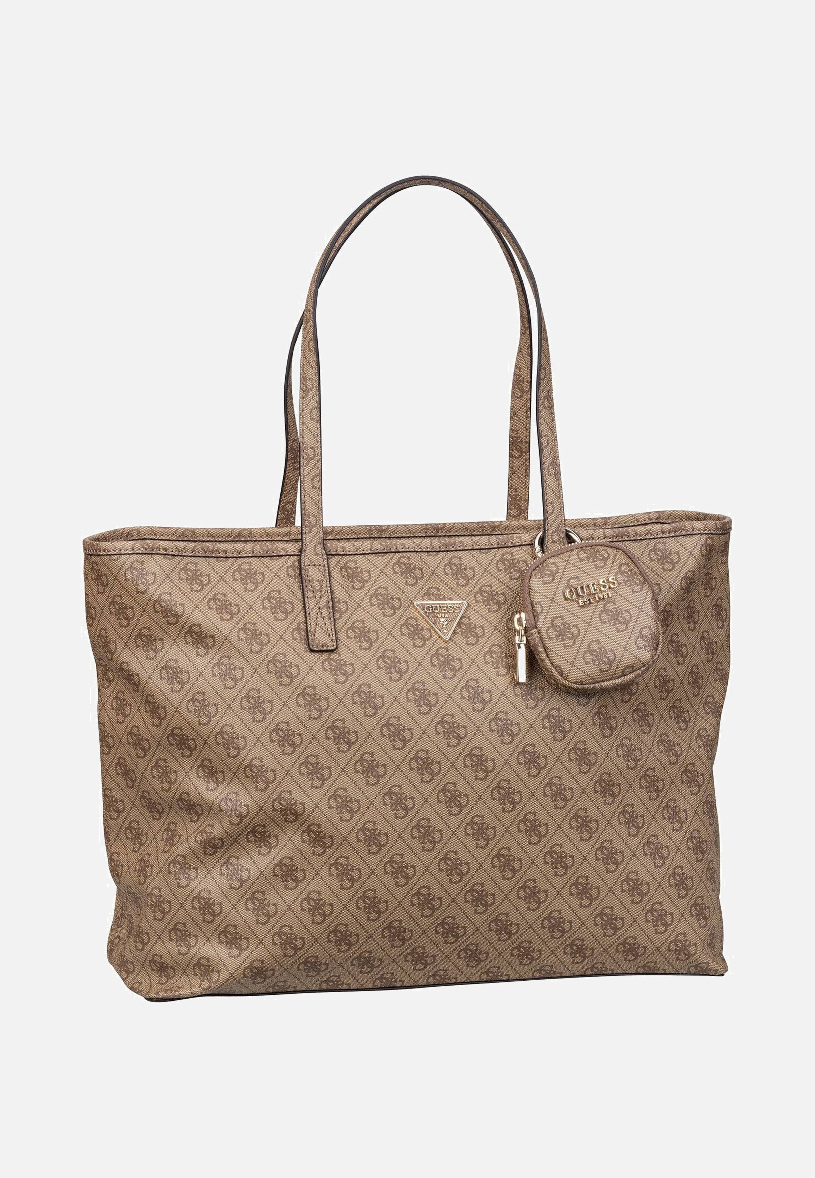 Guess Power Play II Large Tech TO 24240 Logo Latte Shopper