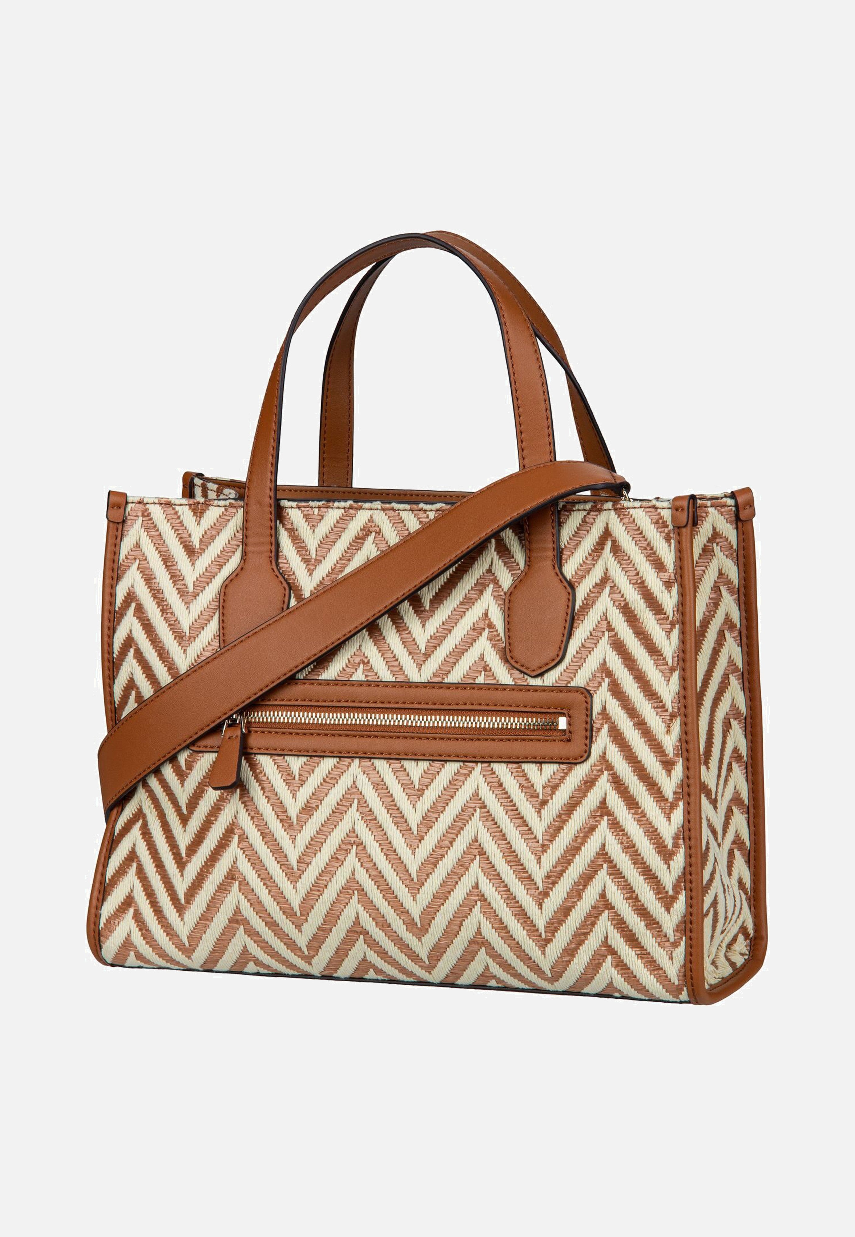 Guess - Silvana 2 Compartment 65220 Cognac - Handle Bag | Women-Image