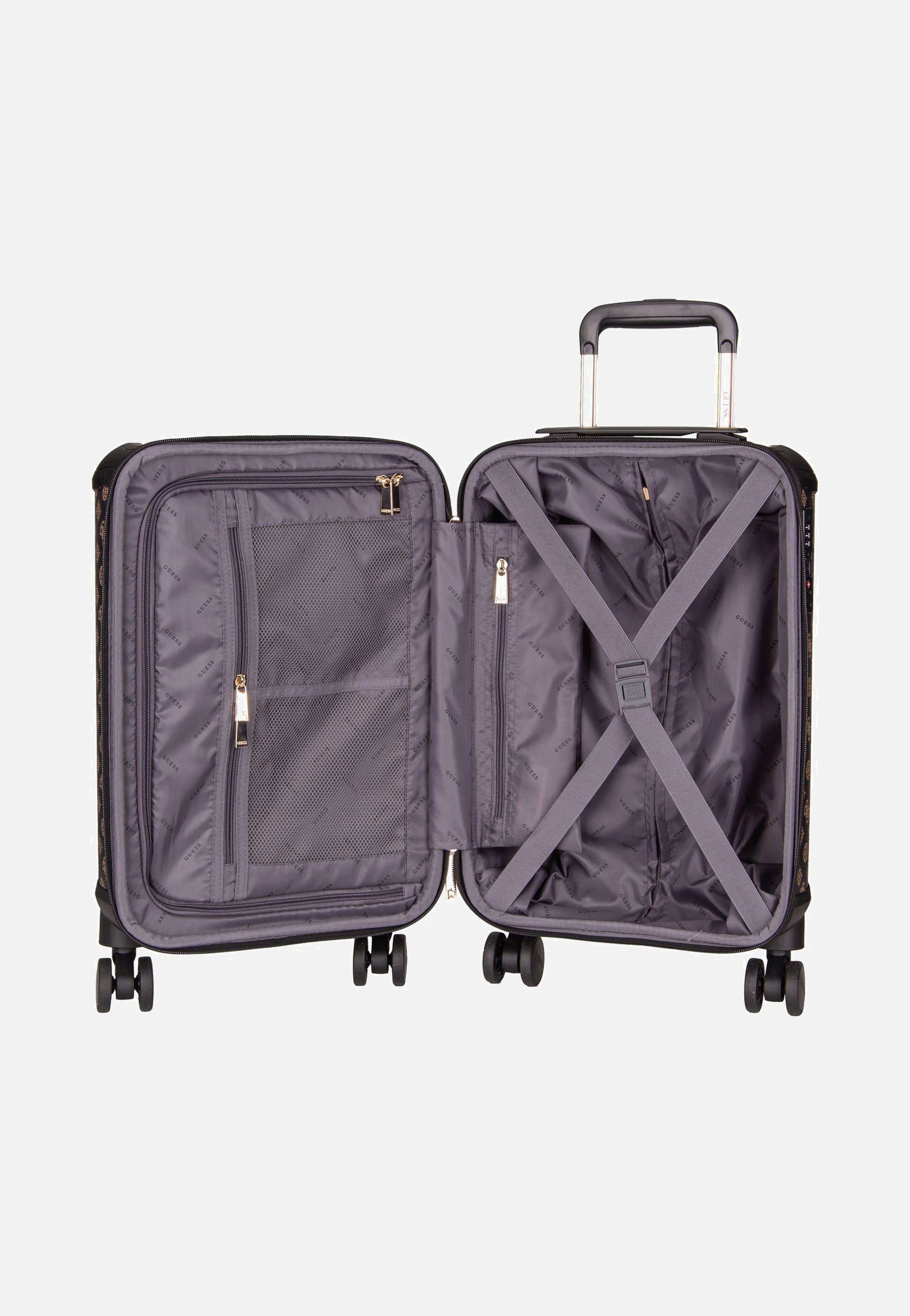 Guess - Wilder 18 in 8-Wheeler Logo Brown - Suitcase | Neutral-Image