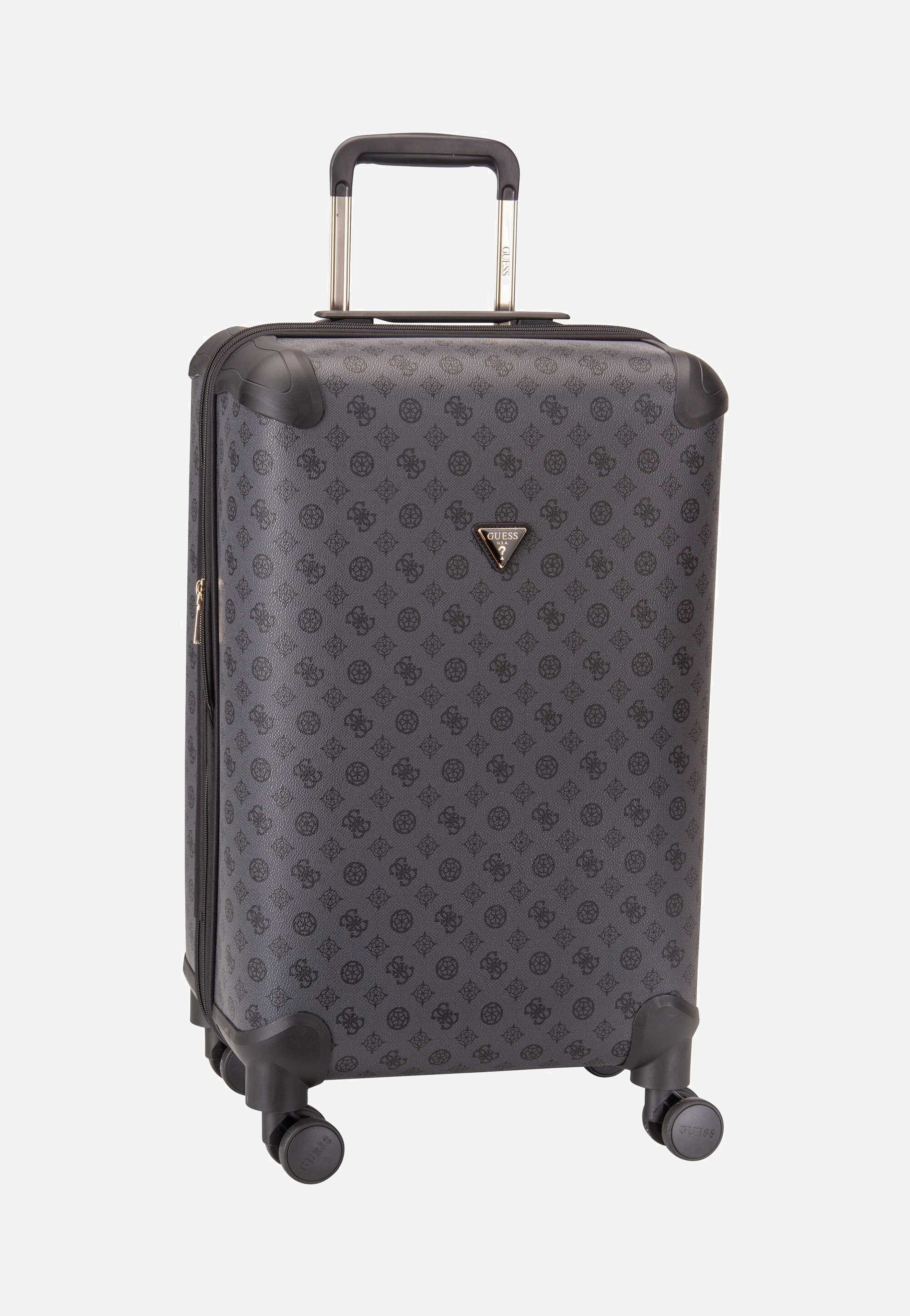 Guess Wilder 22 in 8-Wheeler Logo Charcoal Koffer