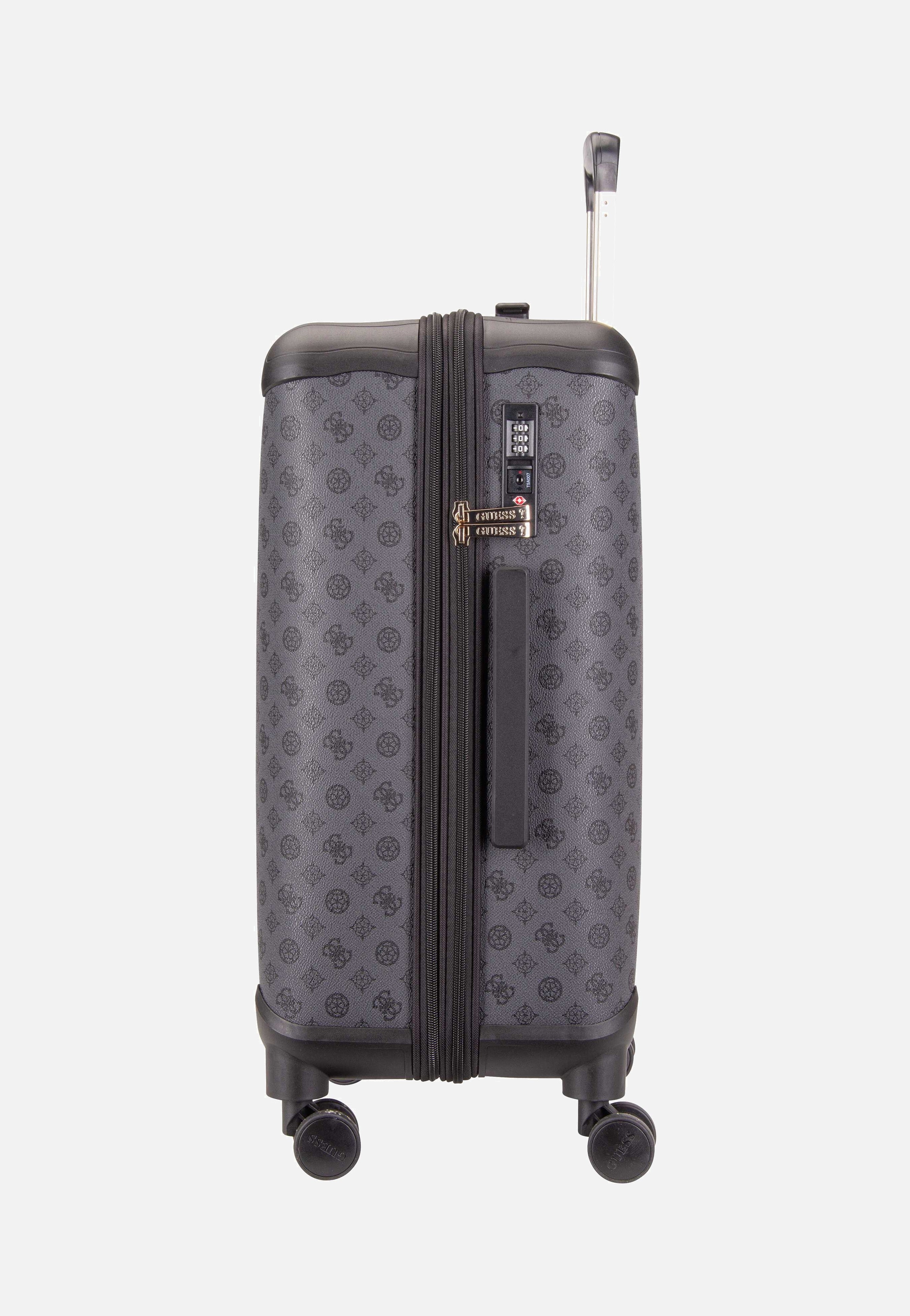 Guess Wilder 22 in 8-Wheeler Logo Charcoal Koffer
