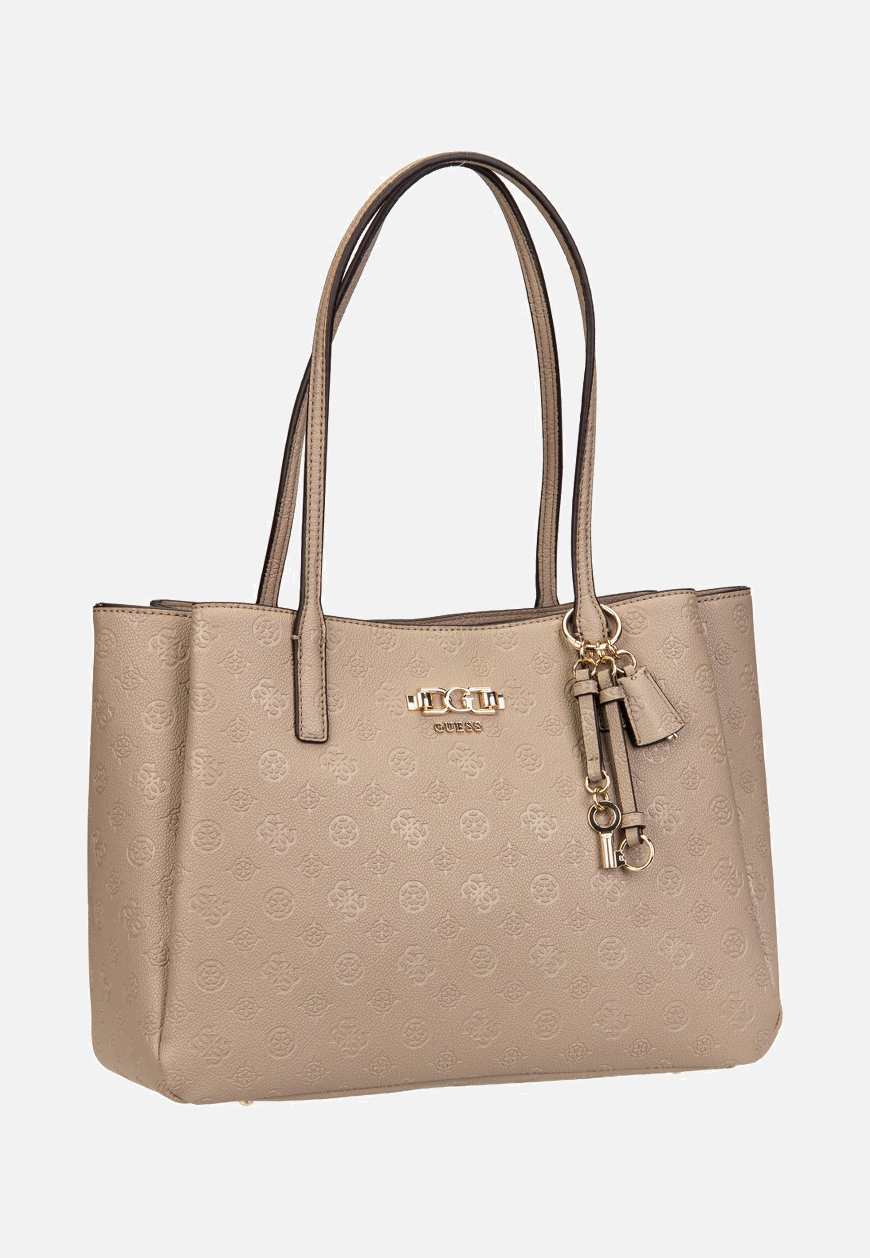 Guess Anise Multi Comp Tote Dark Oak Shopper