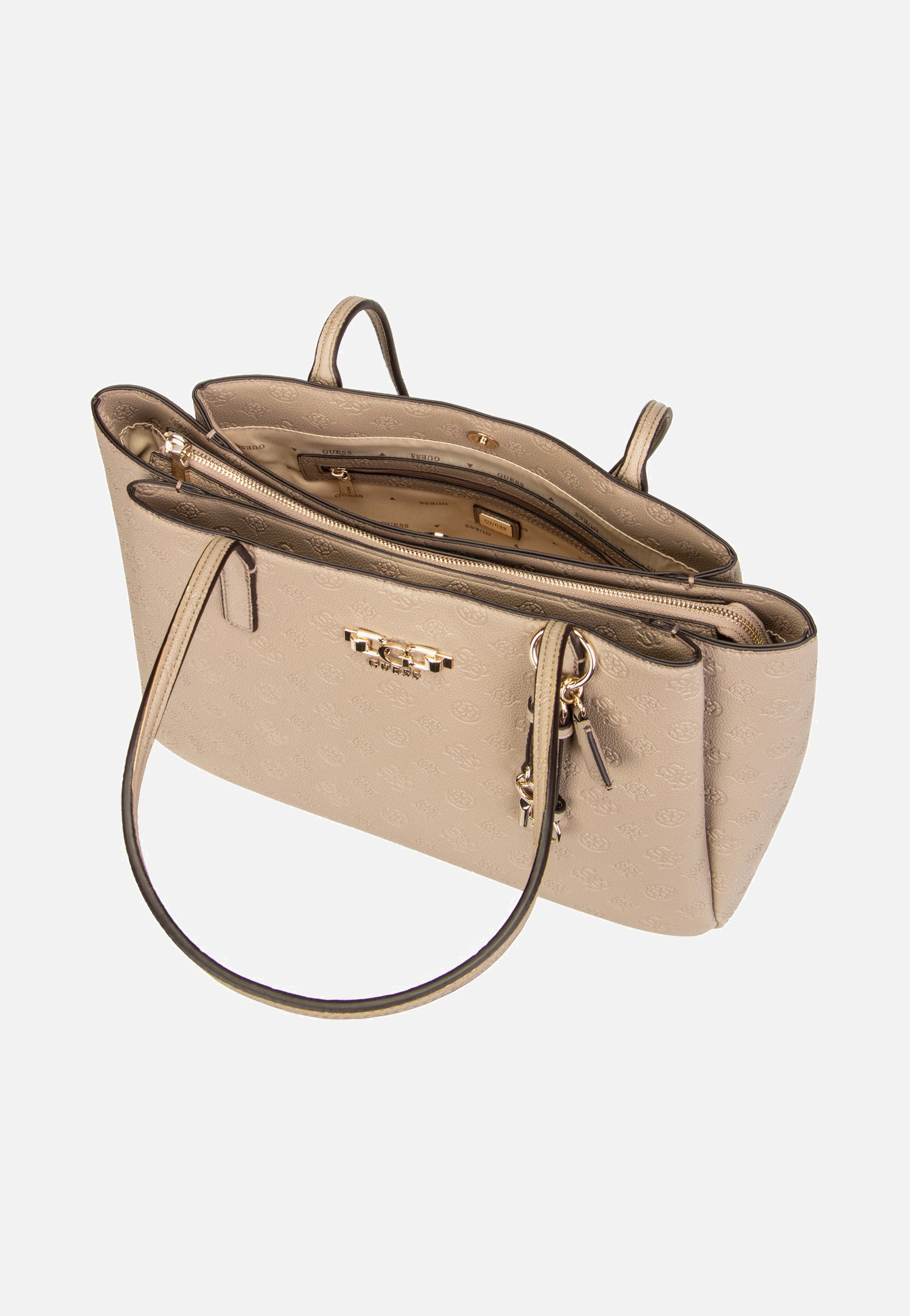 Guess Anise Multi Comp Tote Dark Oak Shopper