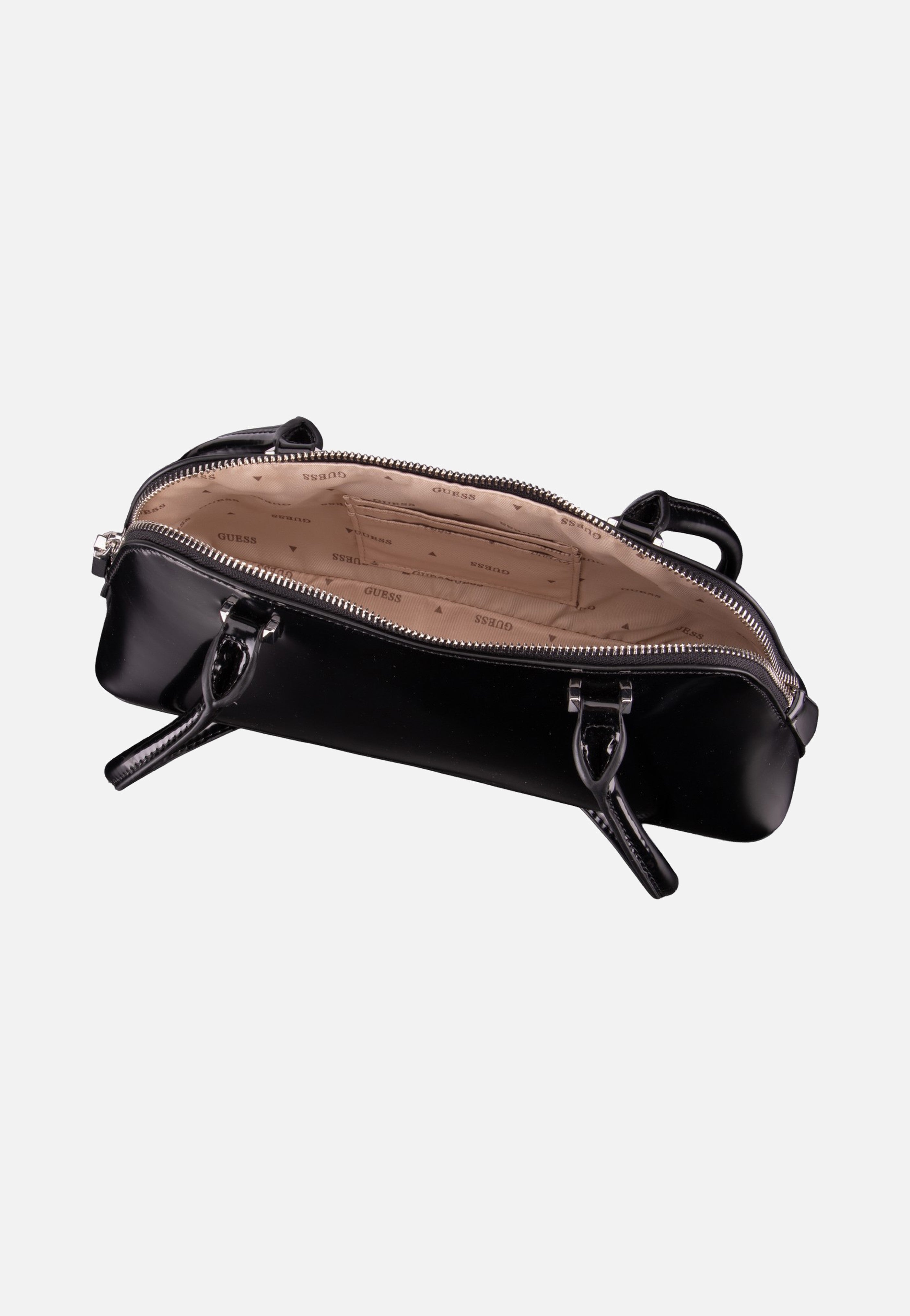 Guess Arnela Shoulder Satchel Black Evening Bag