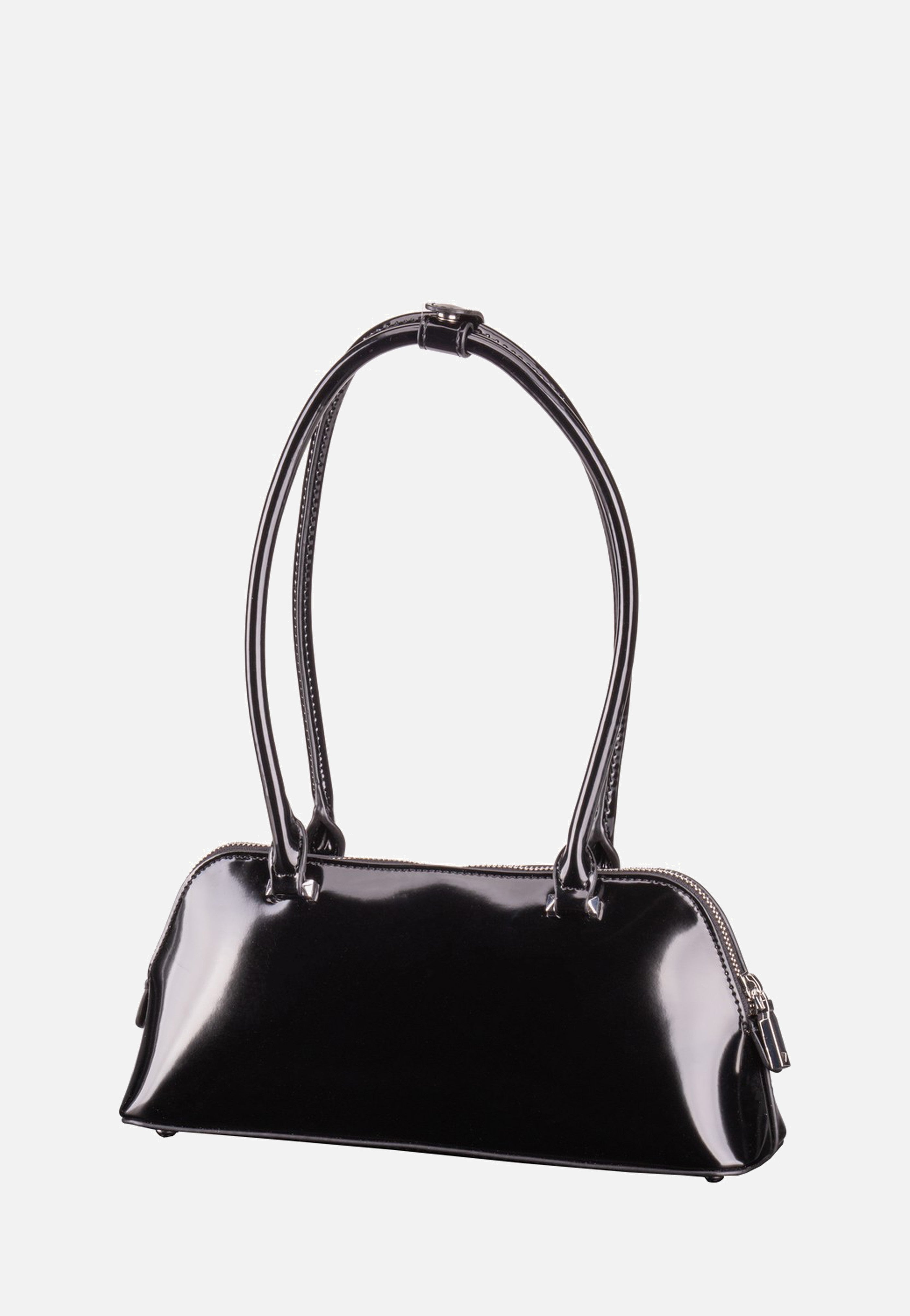 Guess - Arnela Shoulder Satchel Black - Evening Bag | Women-Image