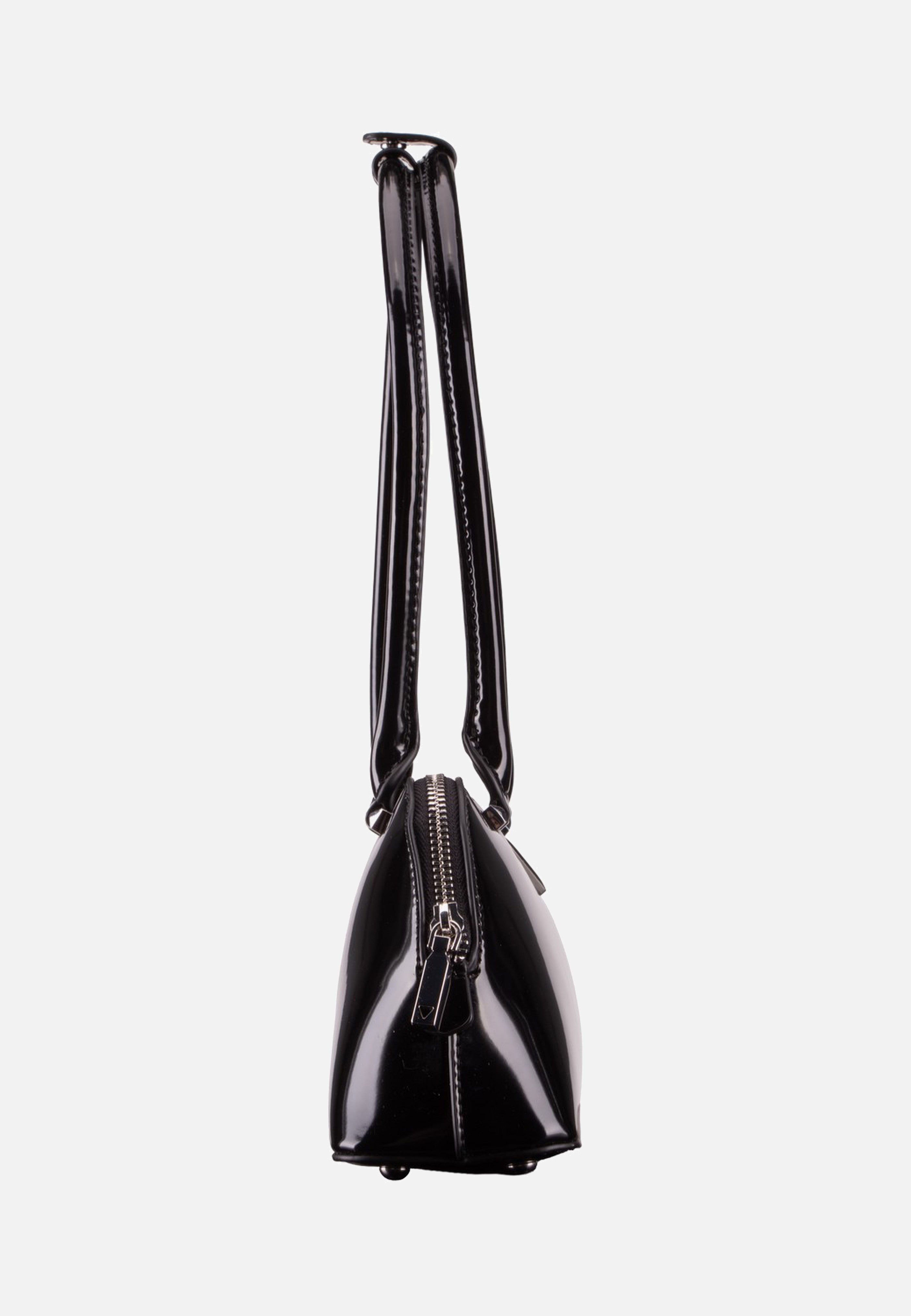Guess - Arnela Shoulder Satchel Black - Evening Bag | Women-Image