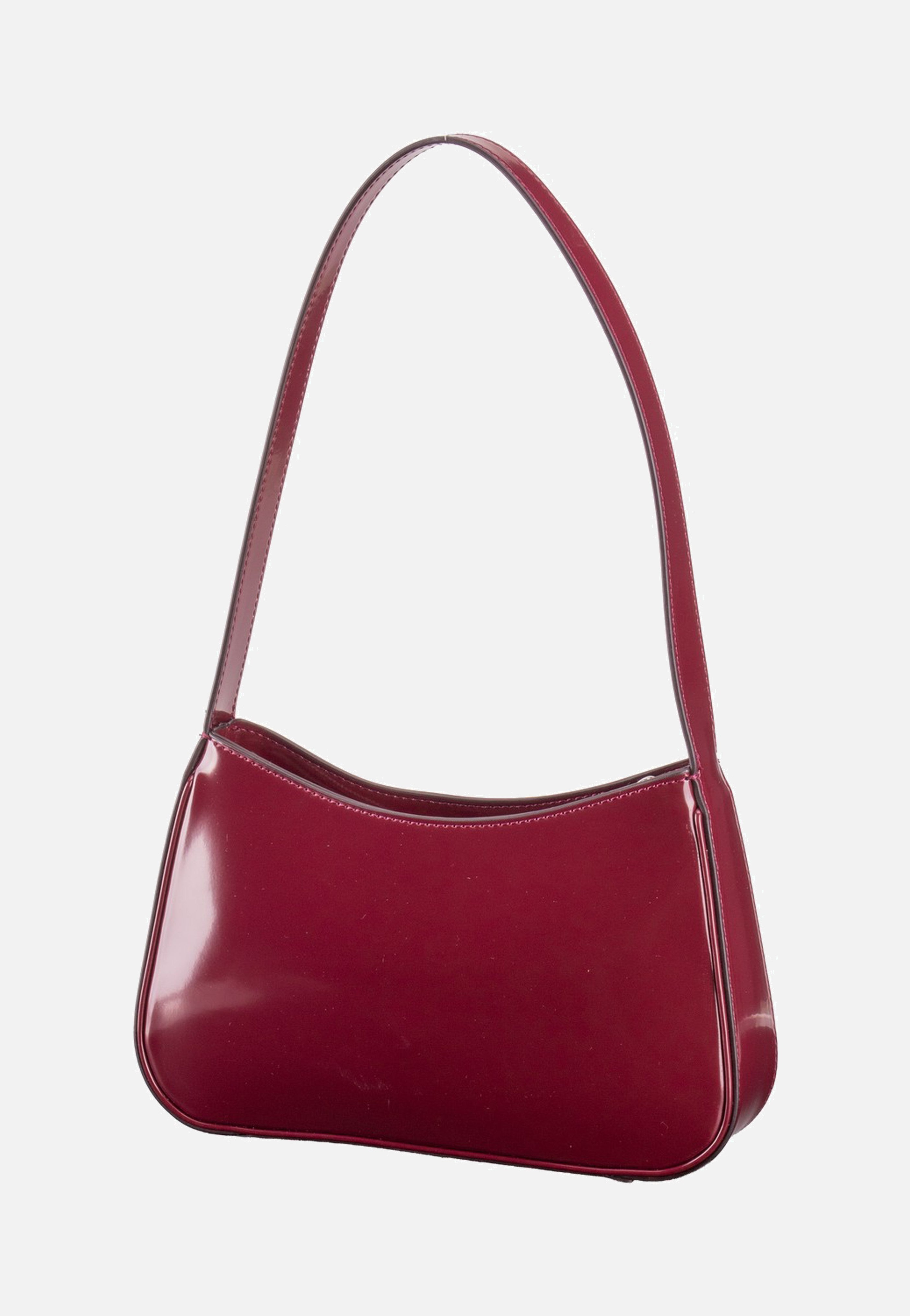 Guess Arnela Top Zip SHB Burgundy Evening Bag