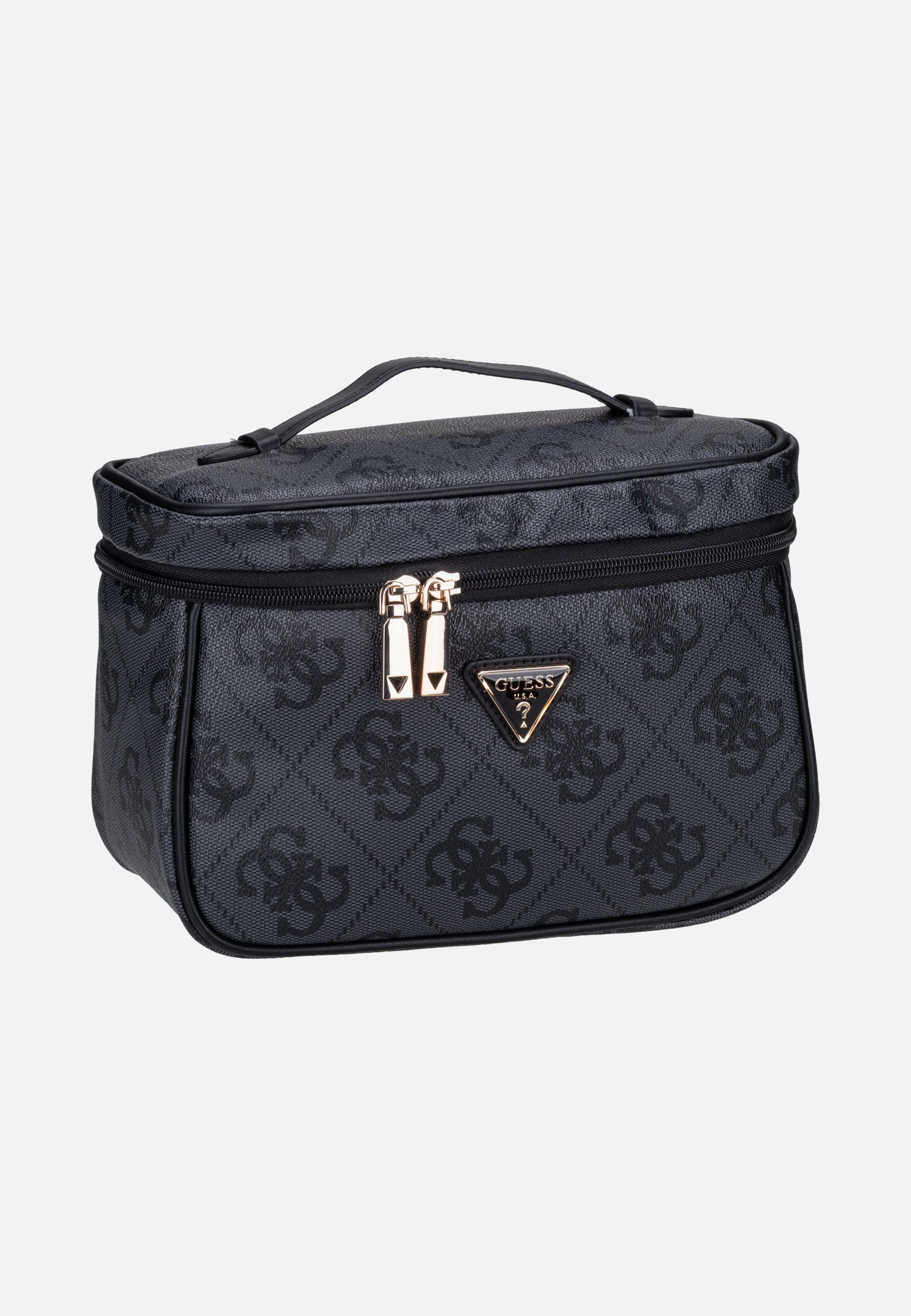 Guess Berta Train 88039 Coal Logo Toiletry Bag