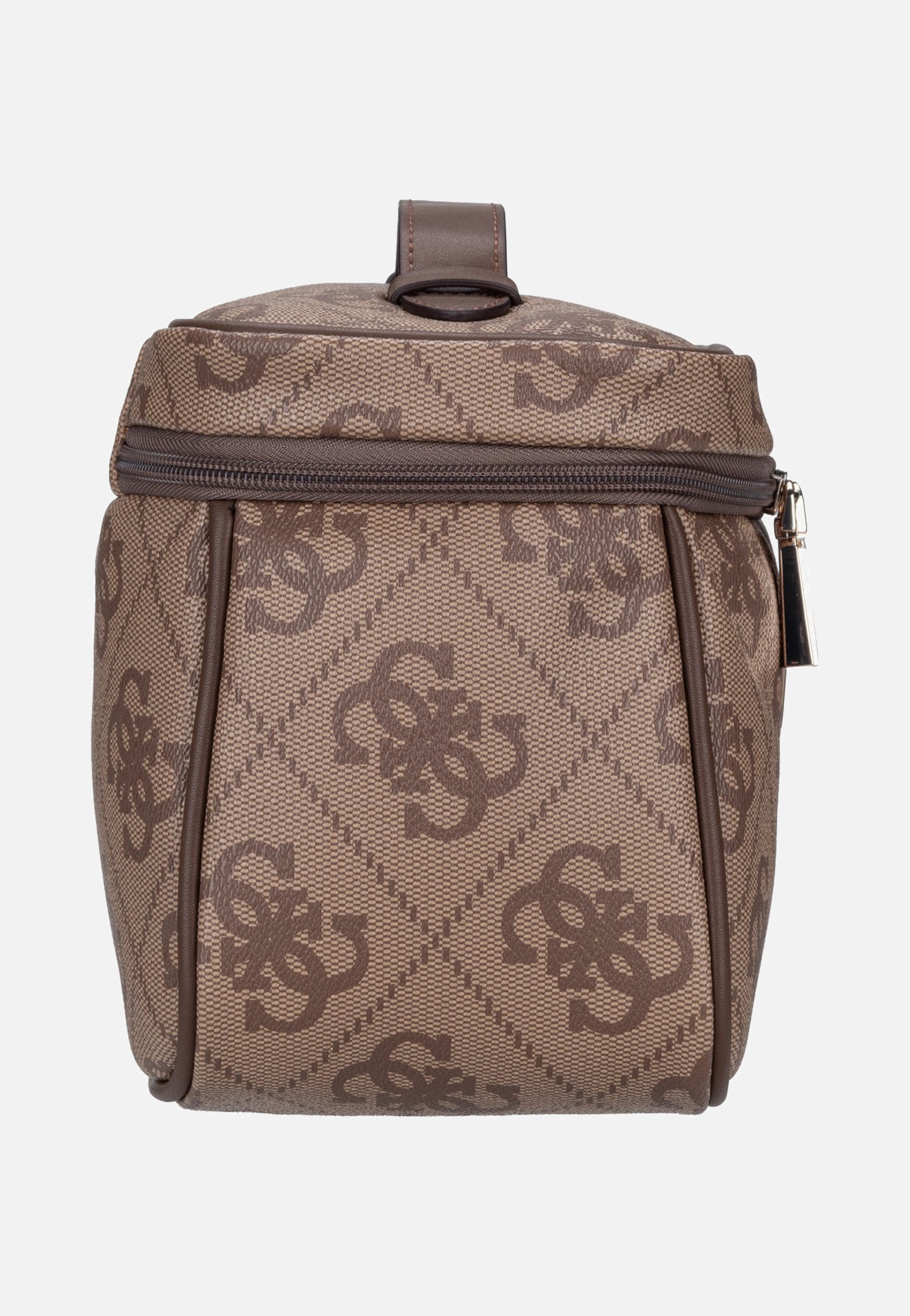 Guess Berta Train 88039 Latte Logo/Brown Toiletry Bag