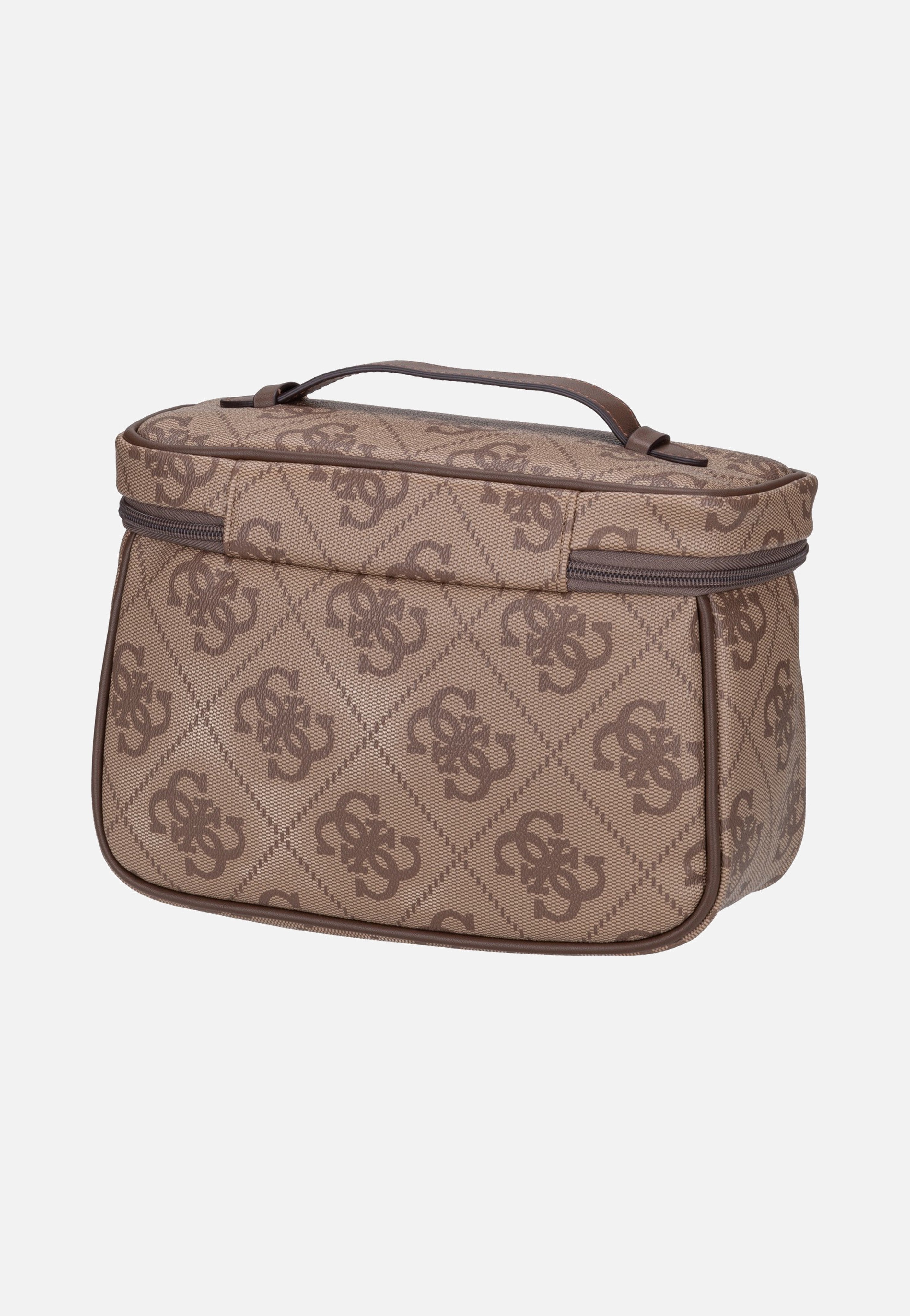 Guess Berta Train 88039 Latte Logo/Brown Toiletry Bag