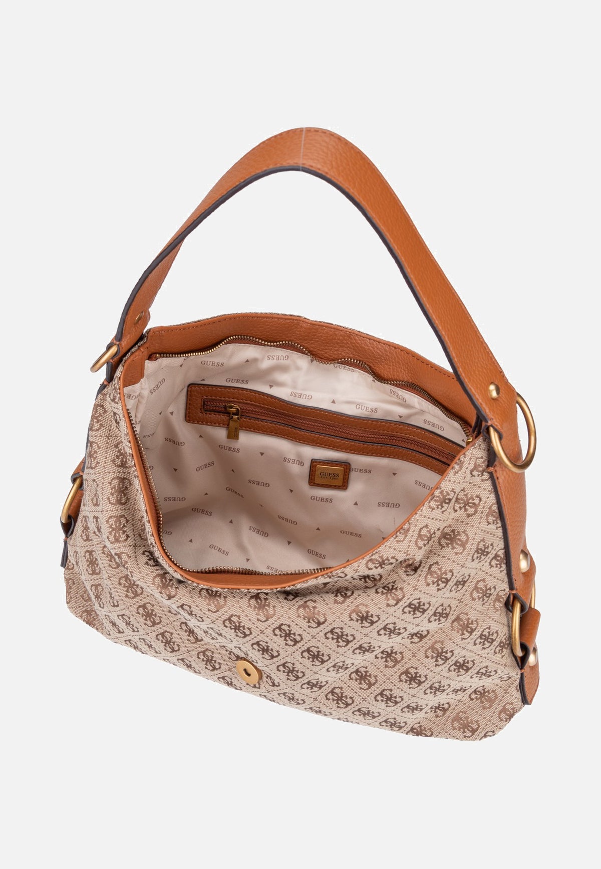 Guess Camden 8180 Latte Logo Shoulder Bag