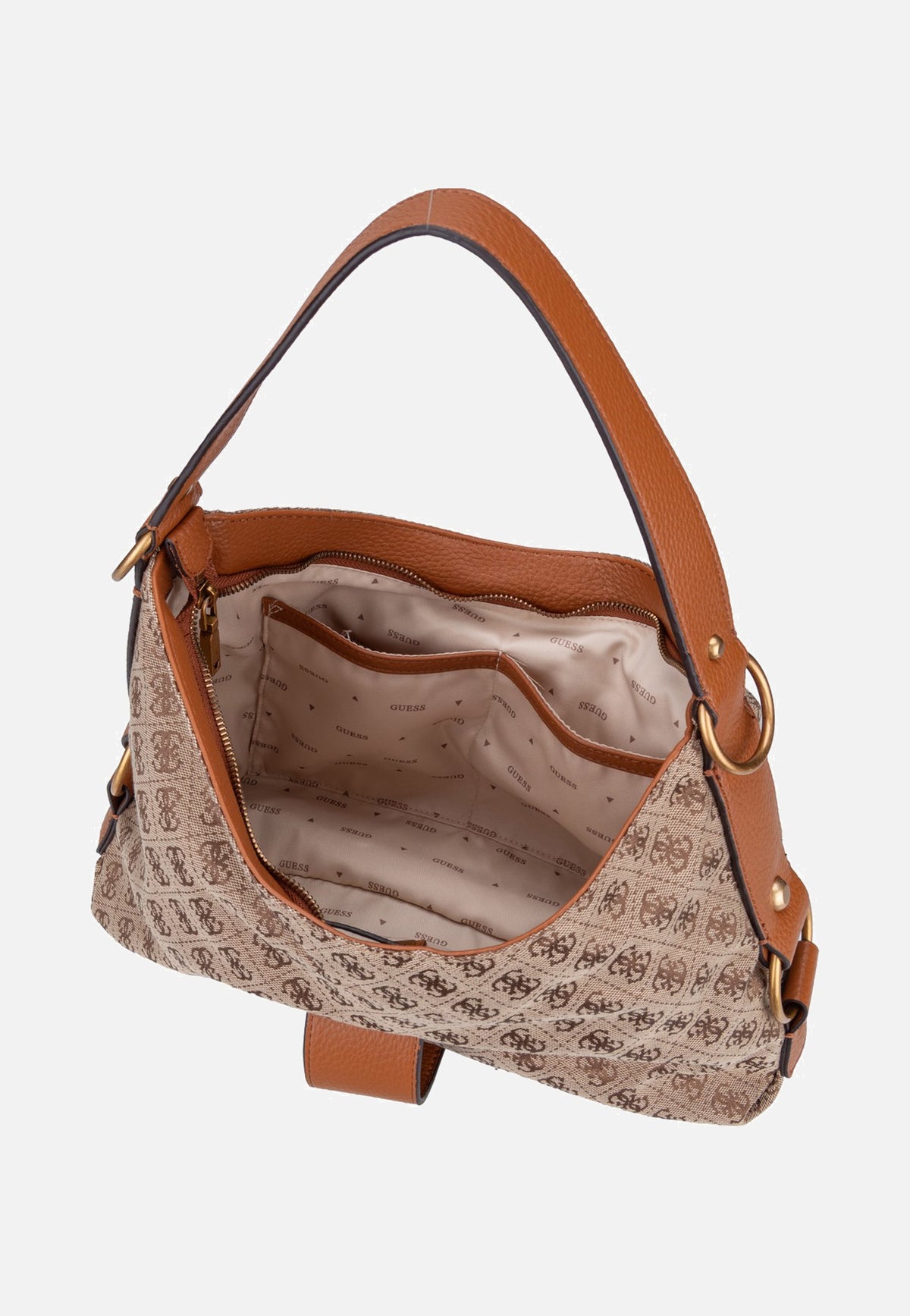 Guess Camden 8180 Latte Logo Shoulder Bag