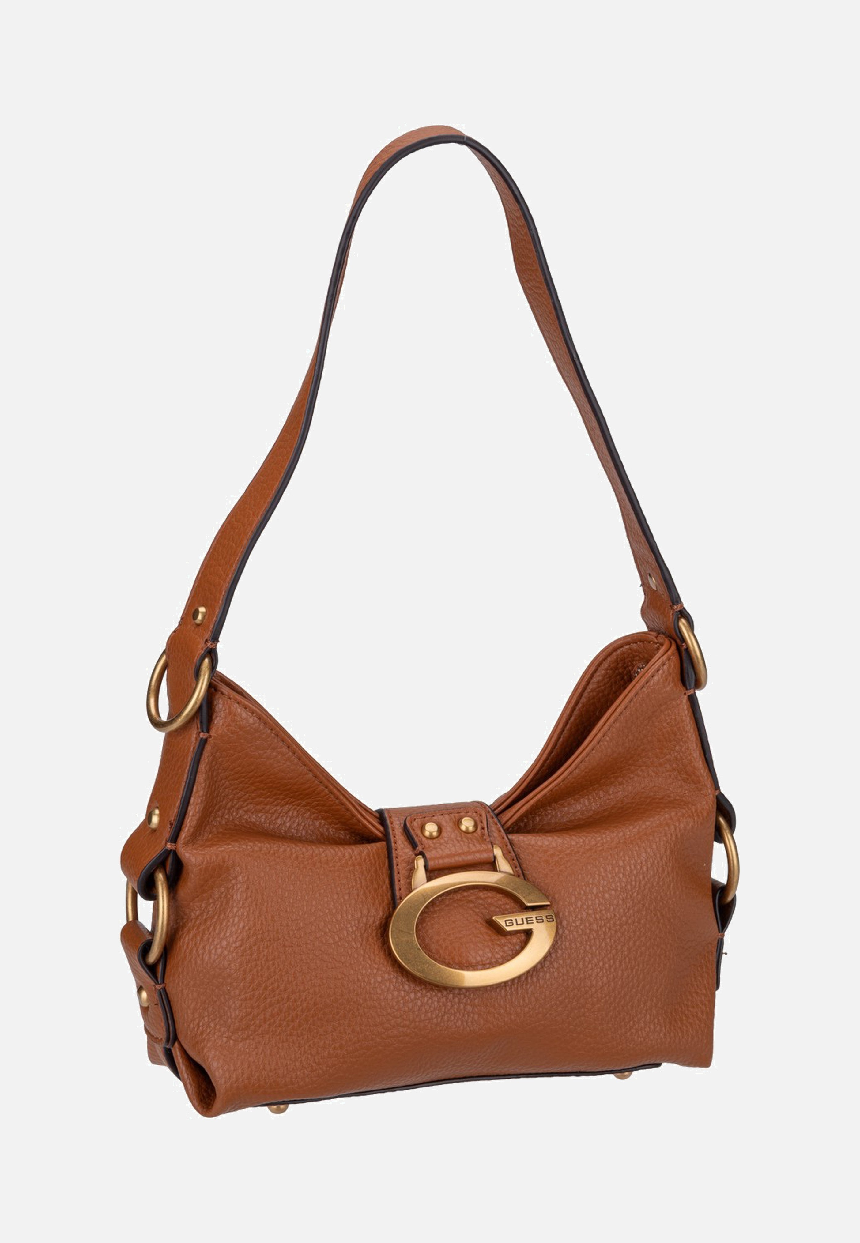 Guess Camden Mini 8720 Cognac Shoulder Bag
