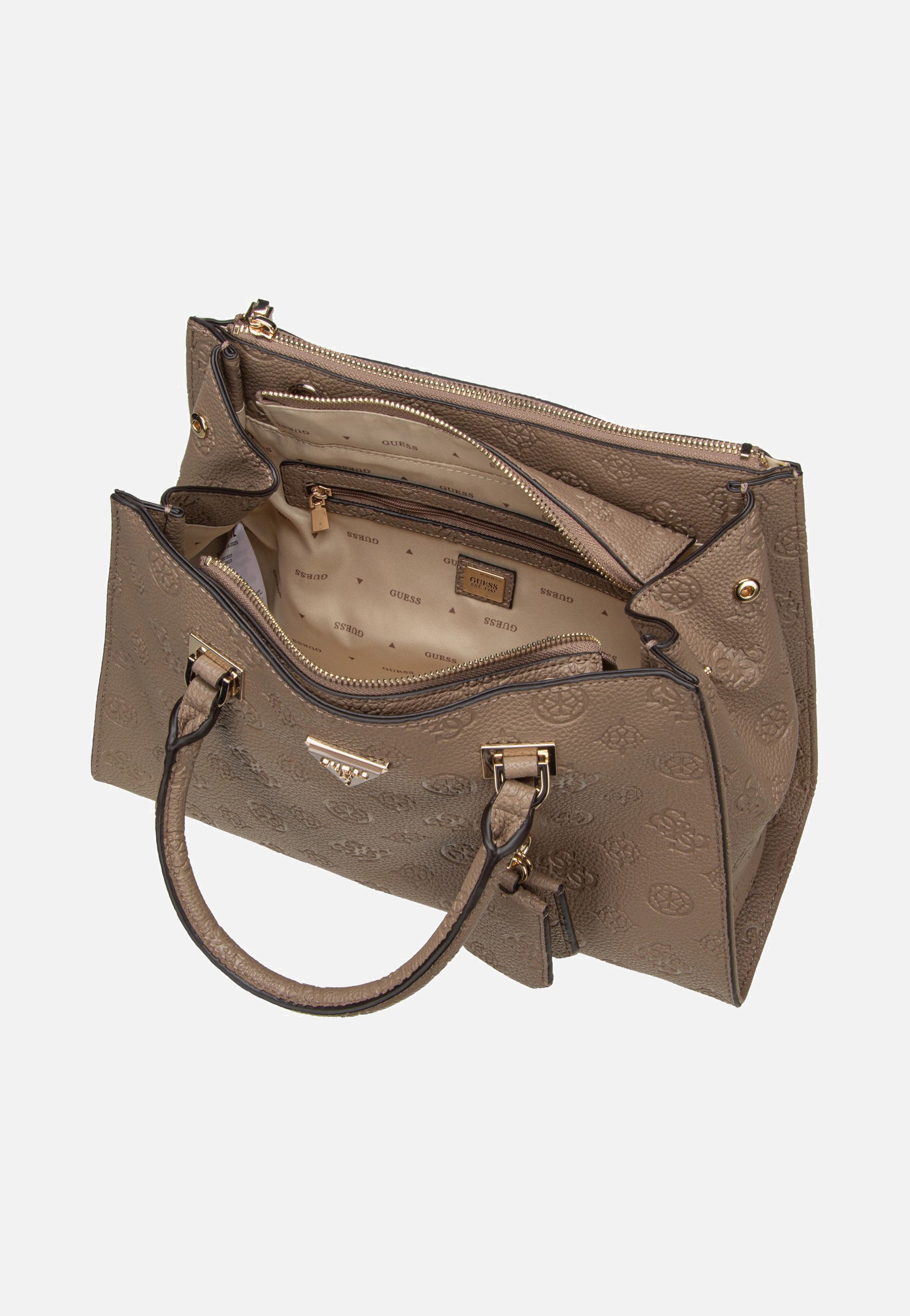 Guess Cresidia II Society SAT 88070 Dark Oak Satchel